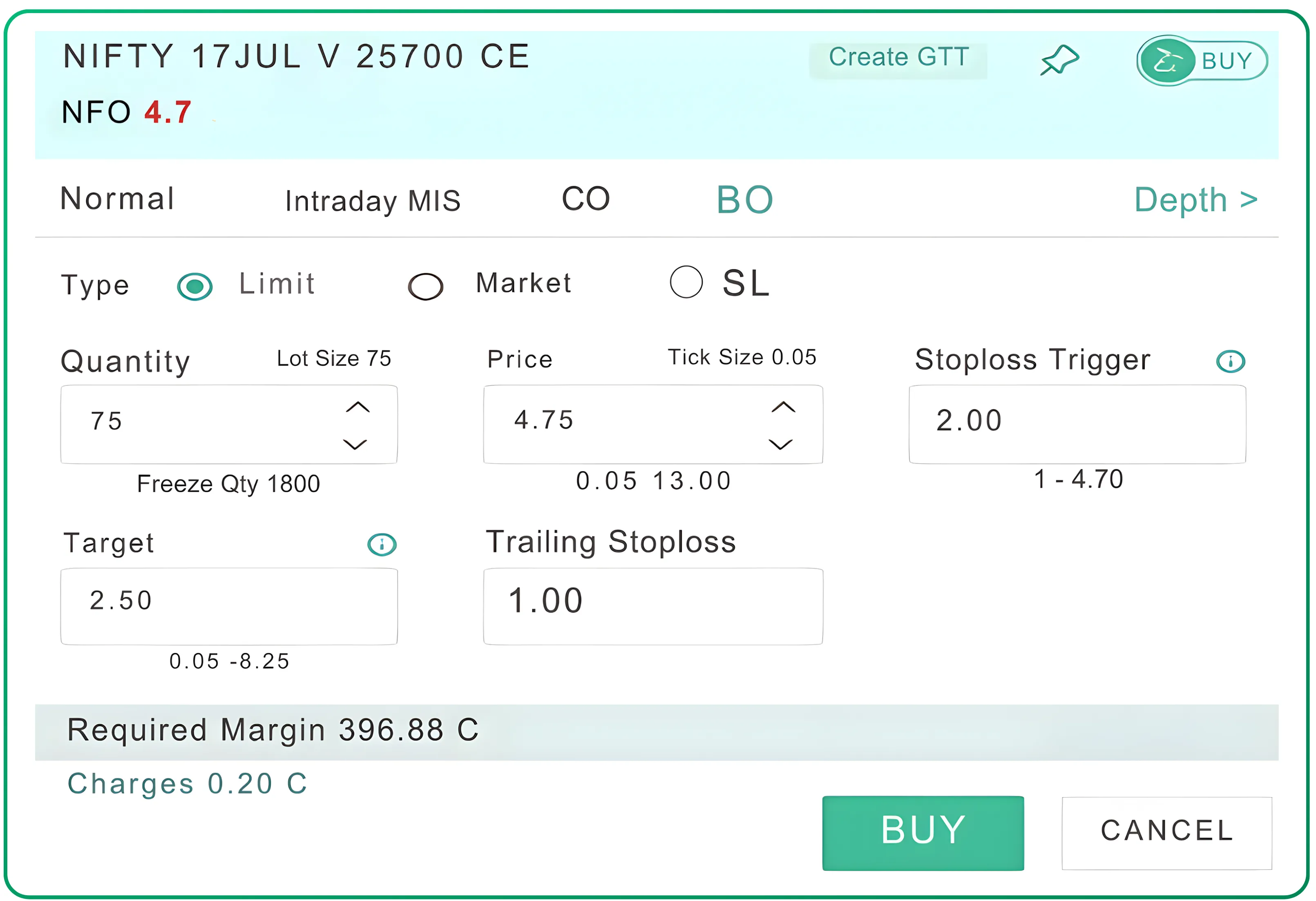 How to Use Bracket Orders on CubePlus – Slide