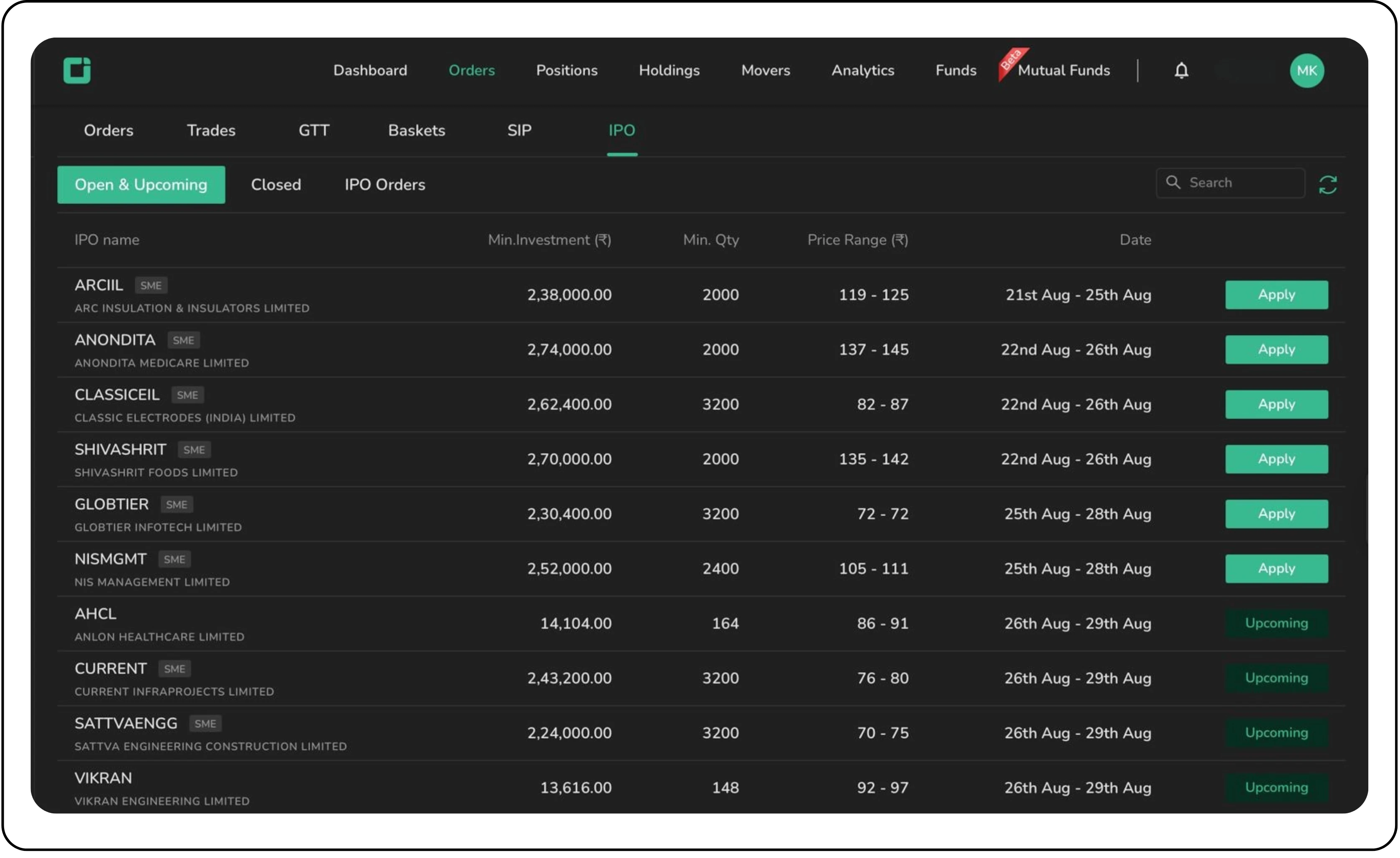 How to apply for an IPO on CubePlus website