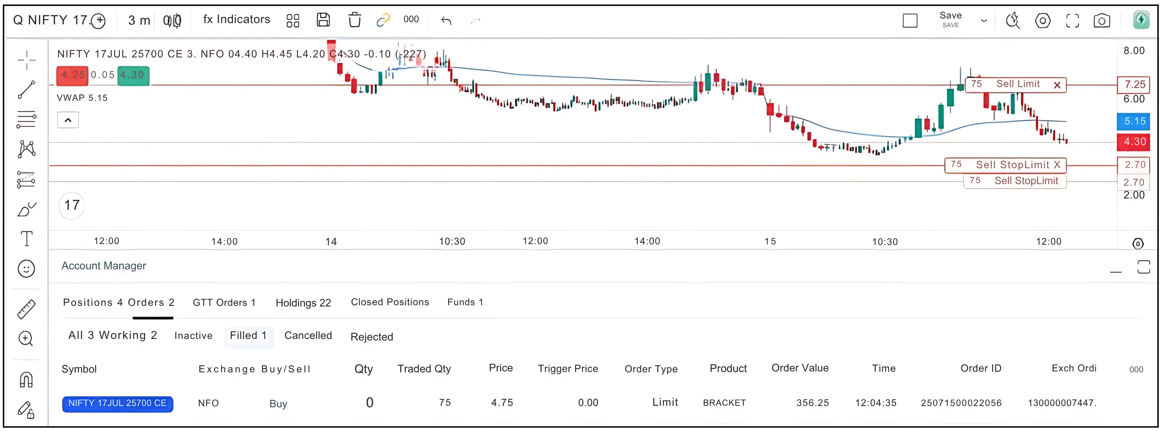Bracket Order Settings on CubePlus