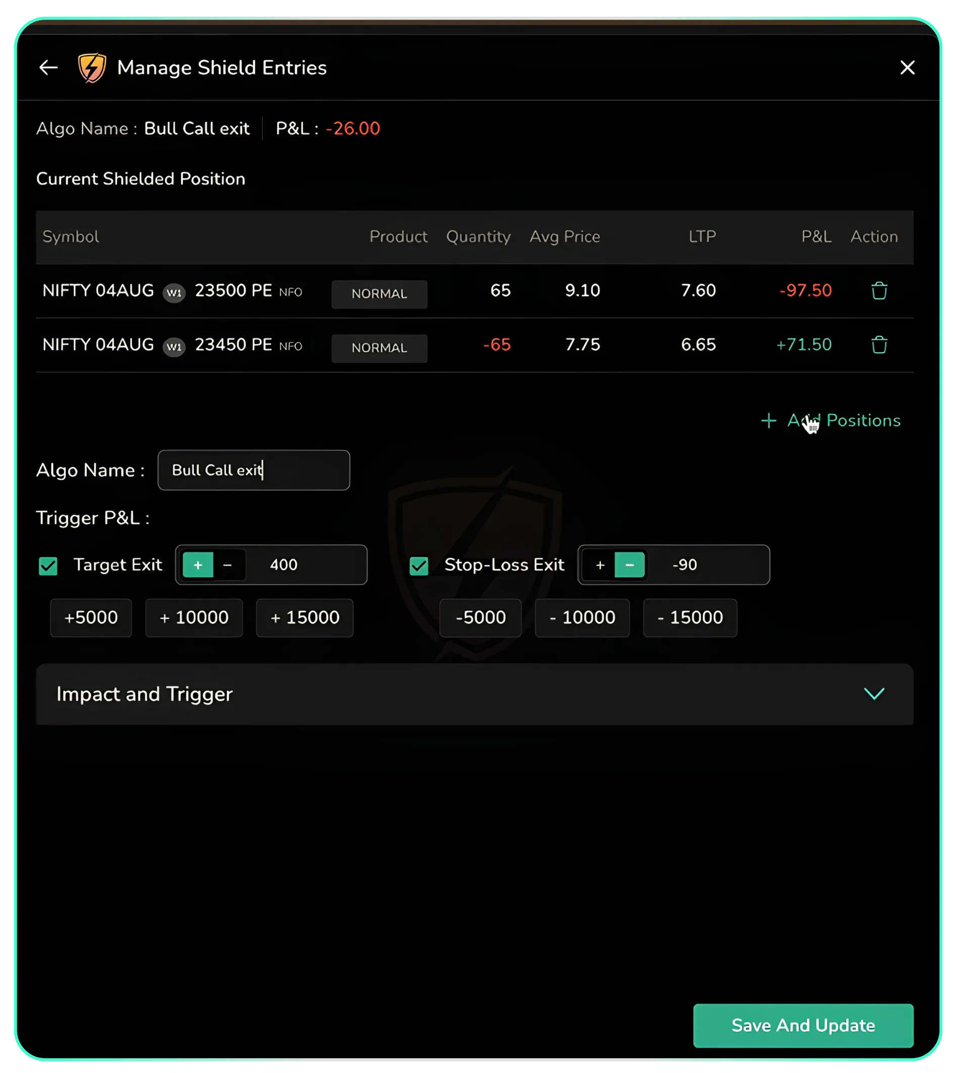 Placing Conditional Exits Using Shield on CubePlus (Part 3)