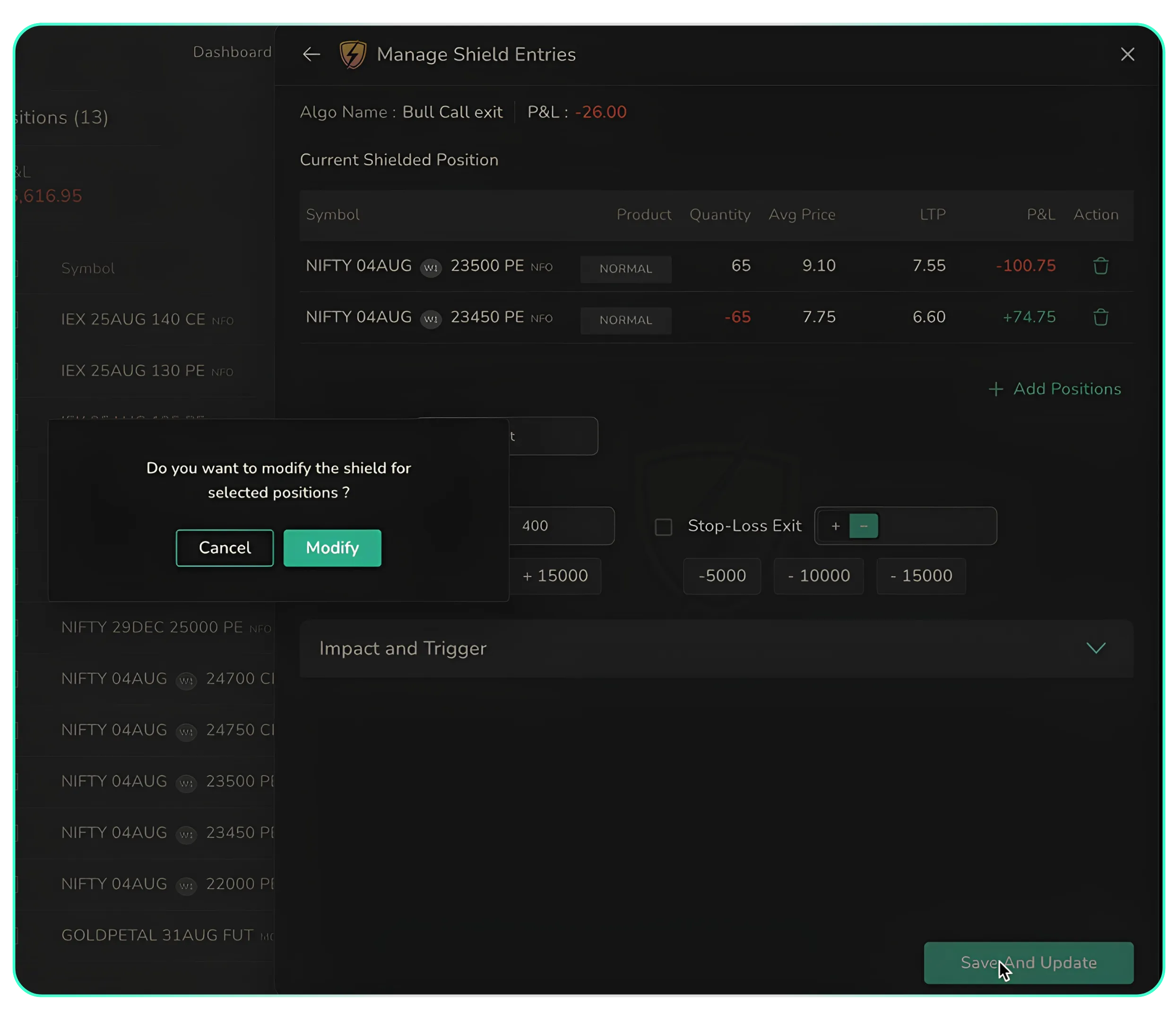 Placing Conditional Exits Using Shield on CubePlus (Part 3)