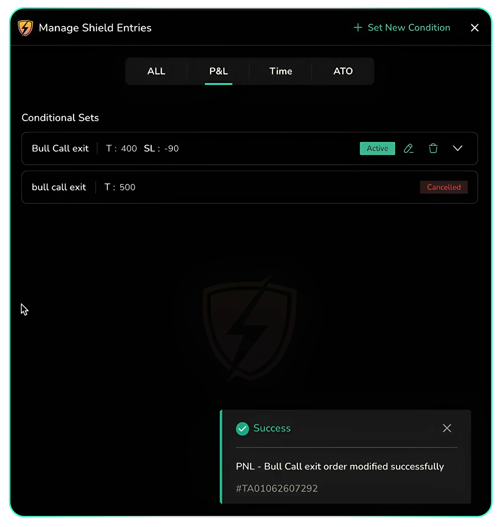Placing Conditional Exits Using Shield on CubePlus (Part 3)