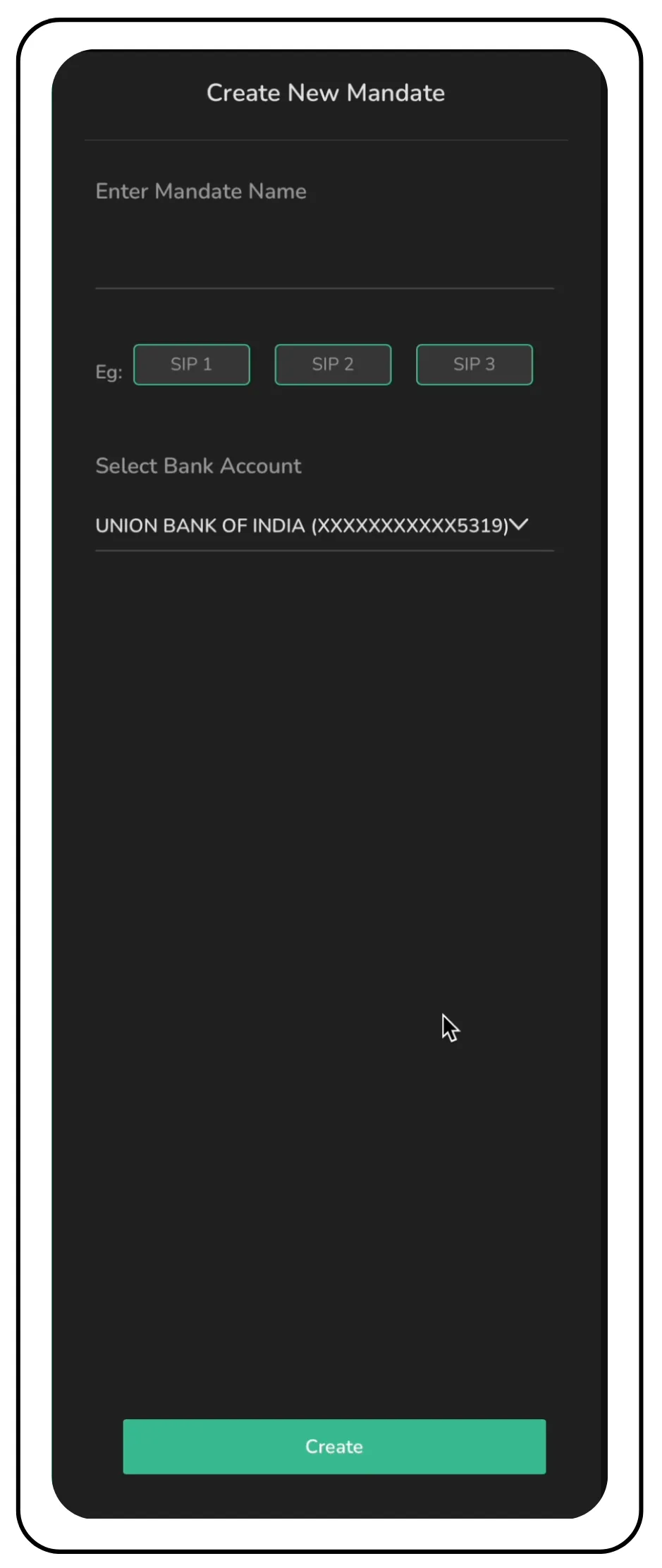 UPI Payment Selection