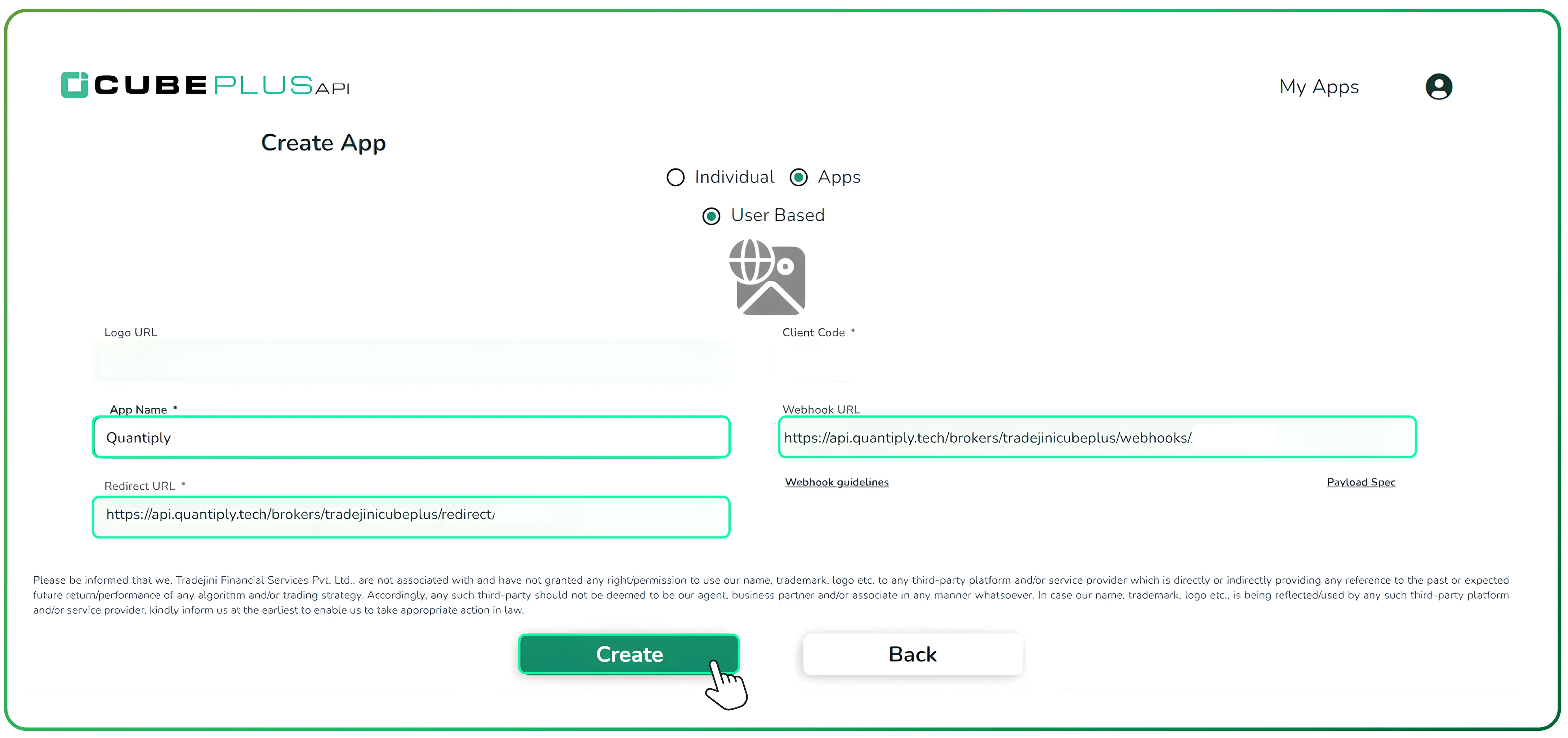 Tradejini API Setup Guide For Algo Platforms – Slide