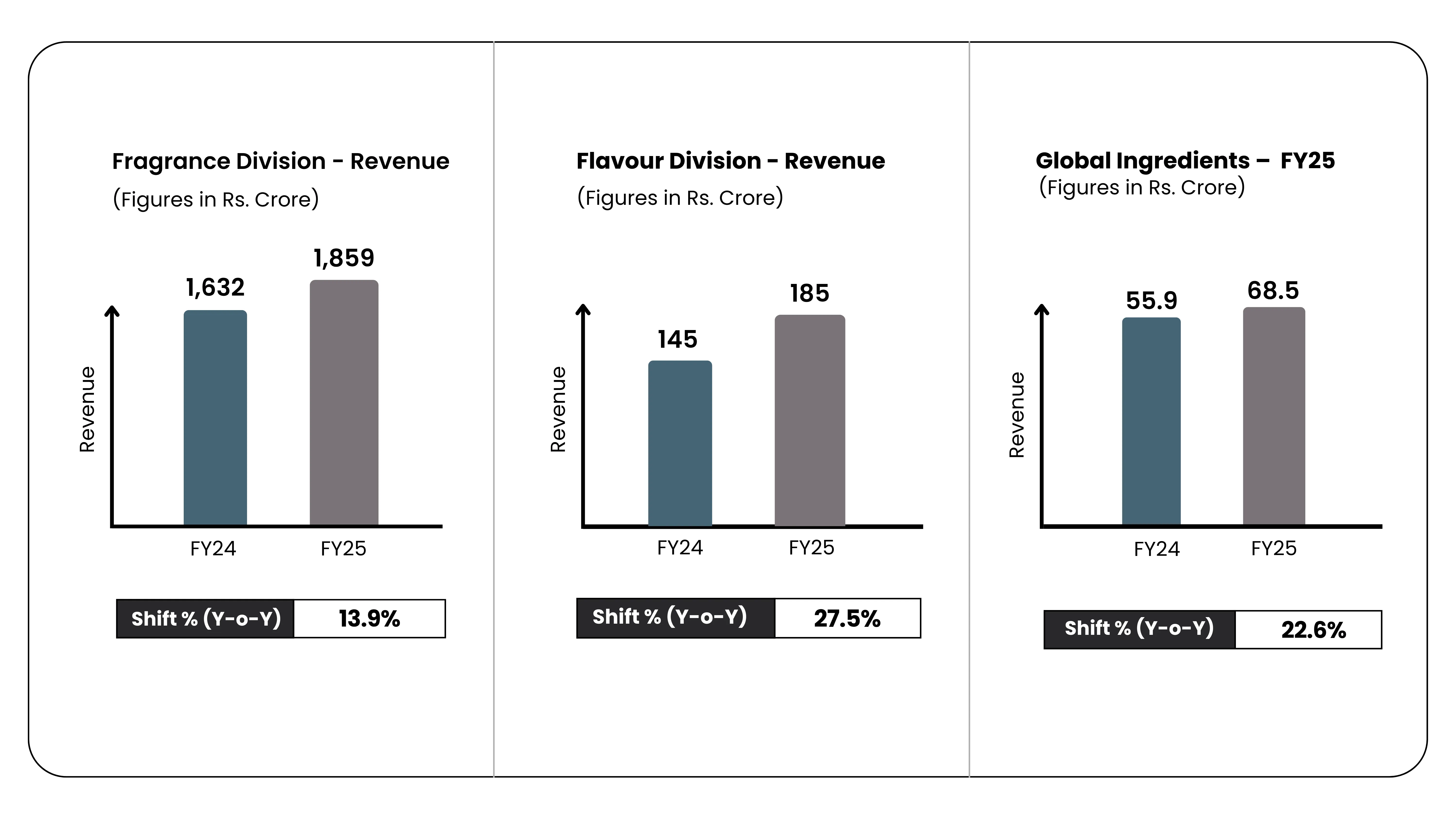 Segmental revenue performance
