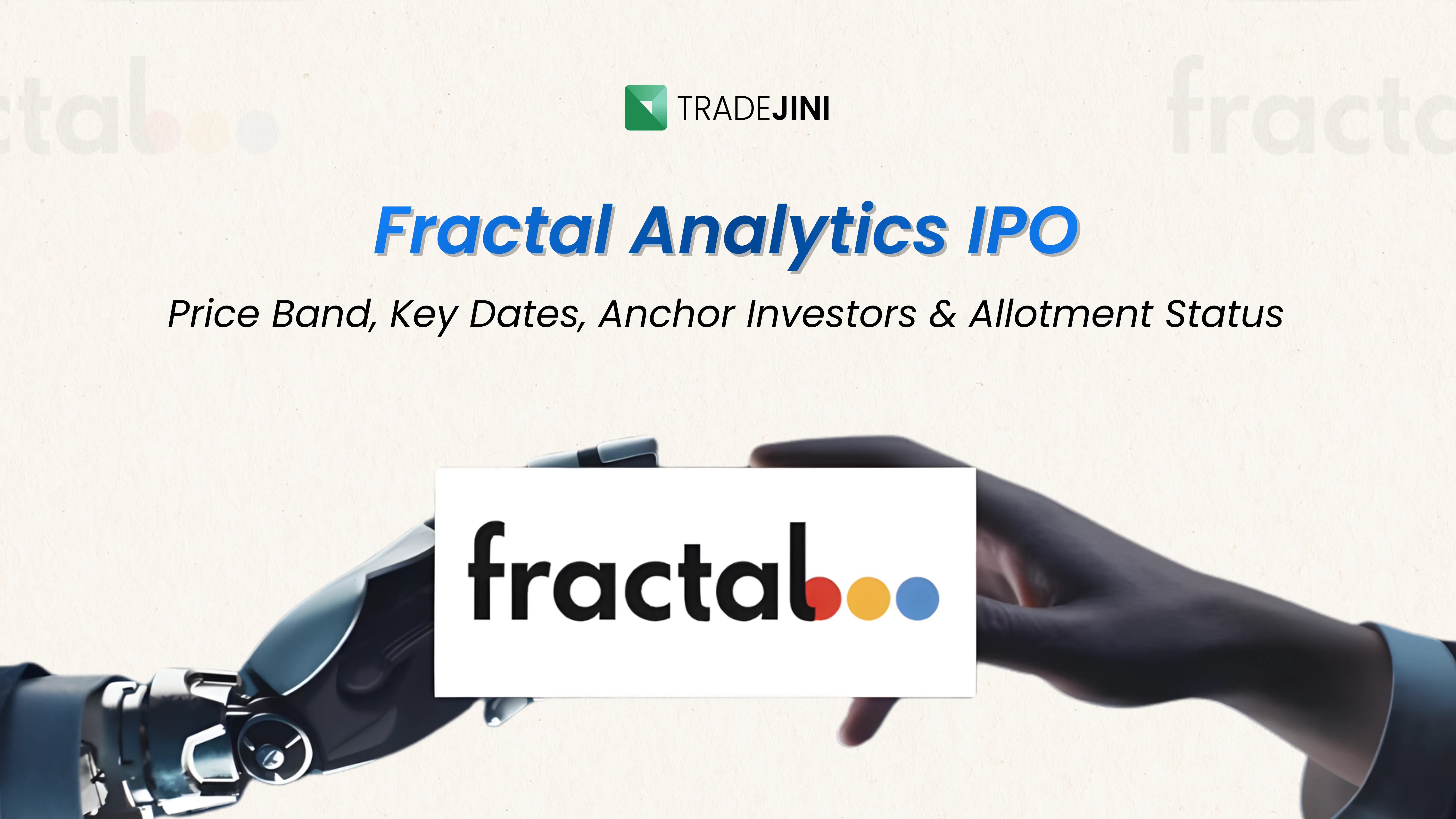 Fractal Analytics IPO – Price Band, Key Dates, Anchor Investors & Allotment Status
