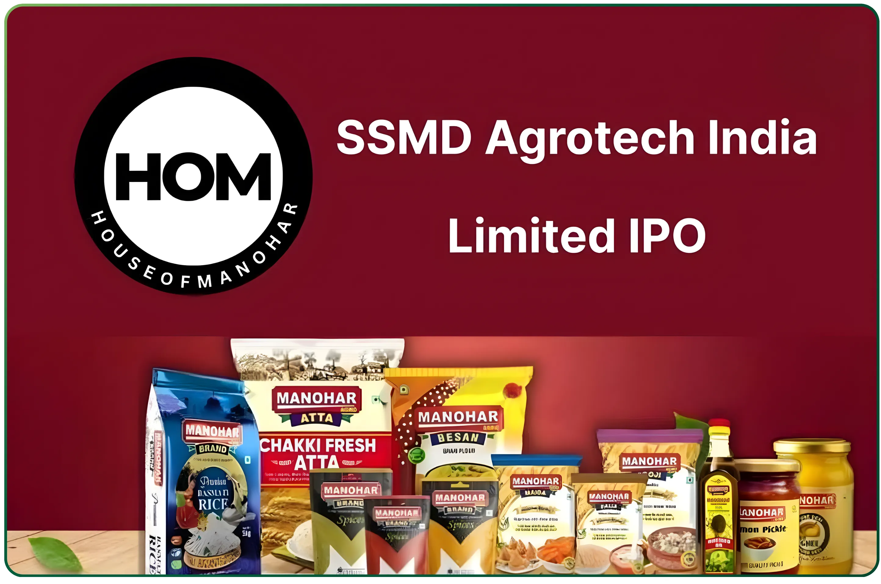 SSMD Agrotech India IPO – Full Details, Dates, Price Band, Financials & Allotment