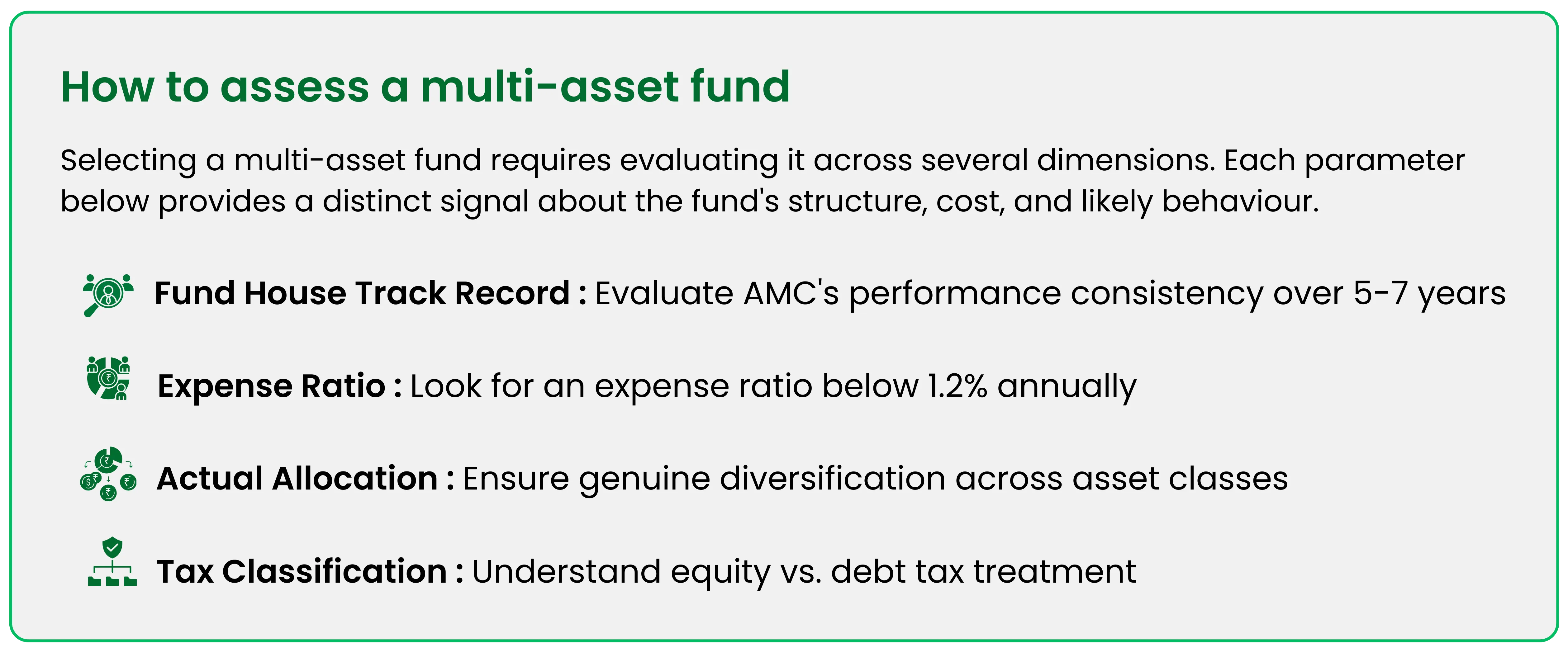 Multi-Asset Allocation Funds