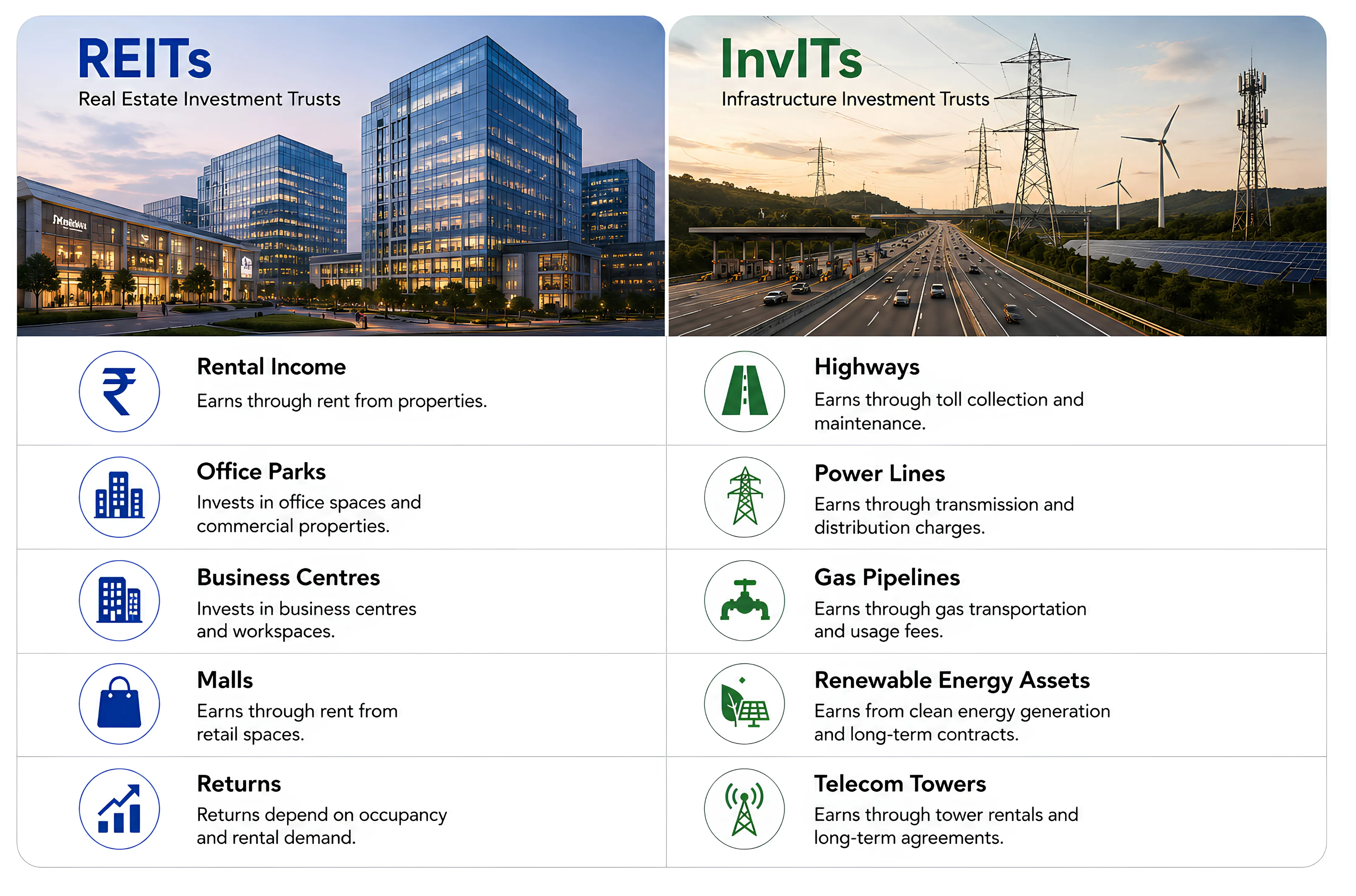 REITs vs InvITs: Which Is Better for Indian Investors