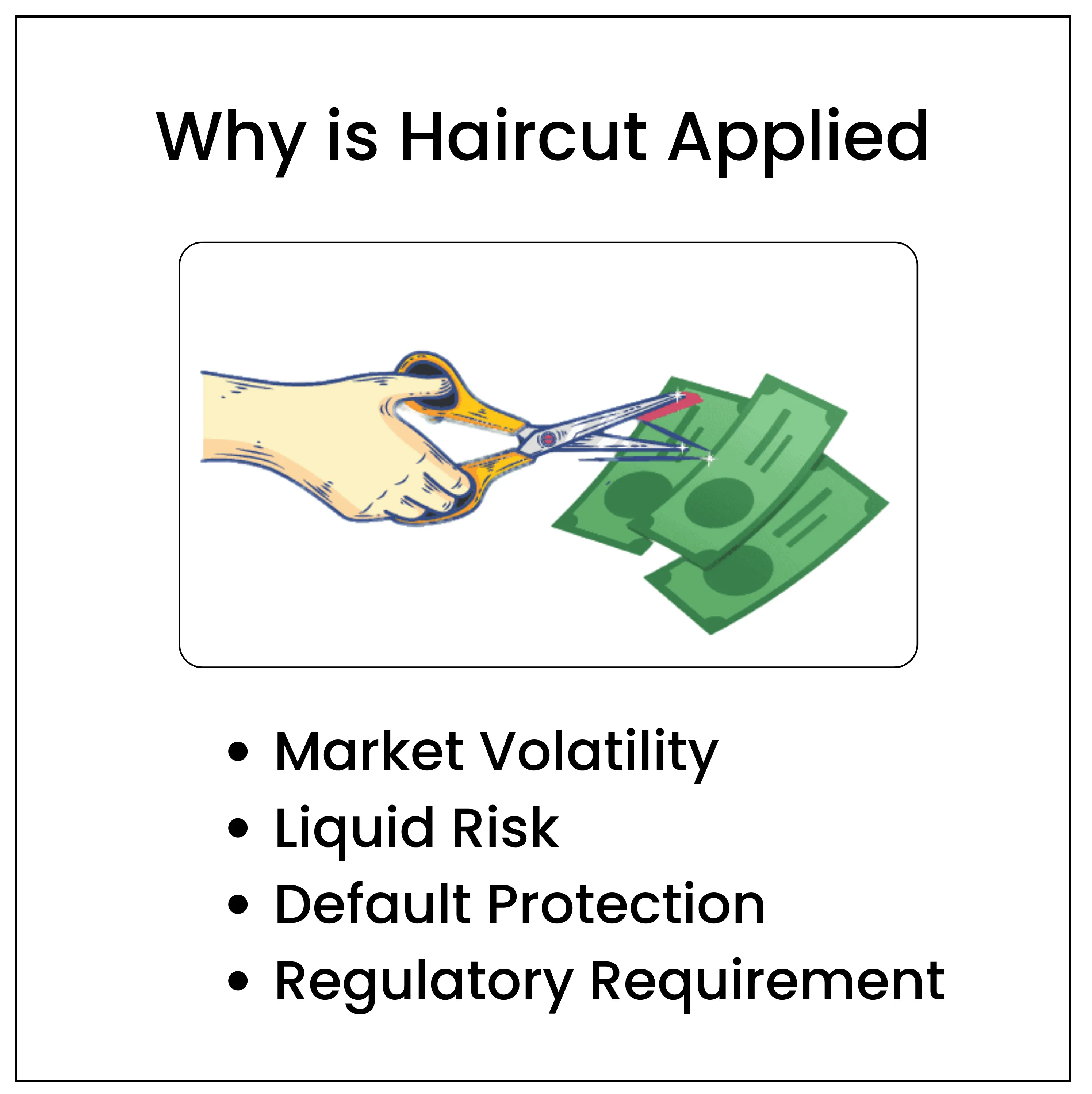 haircut applied