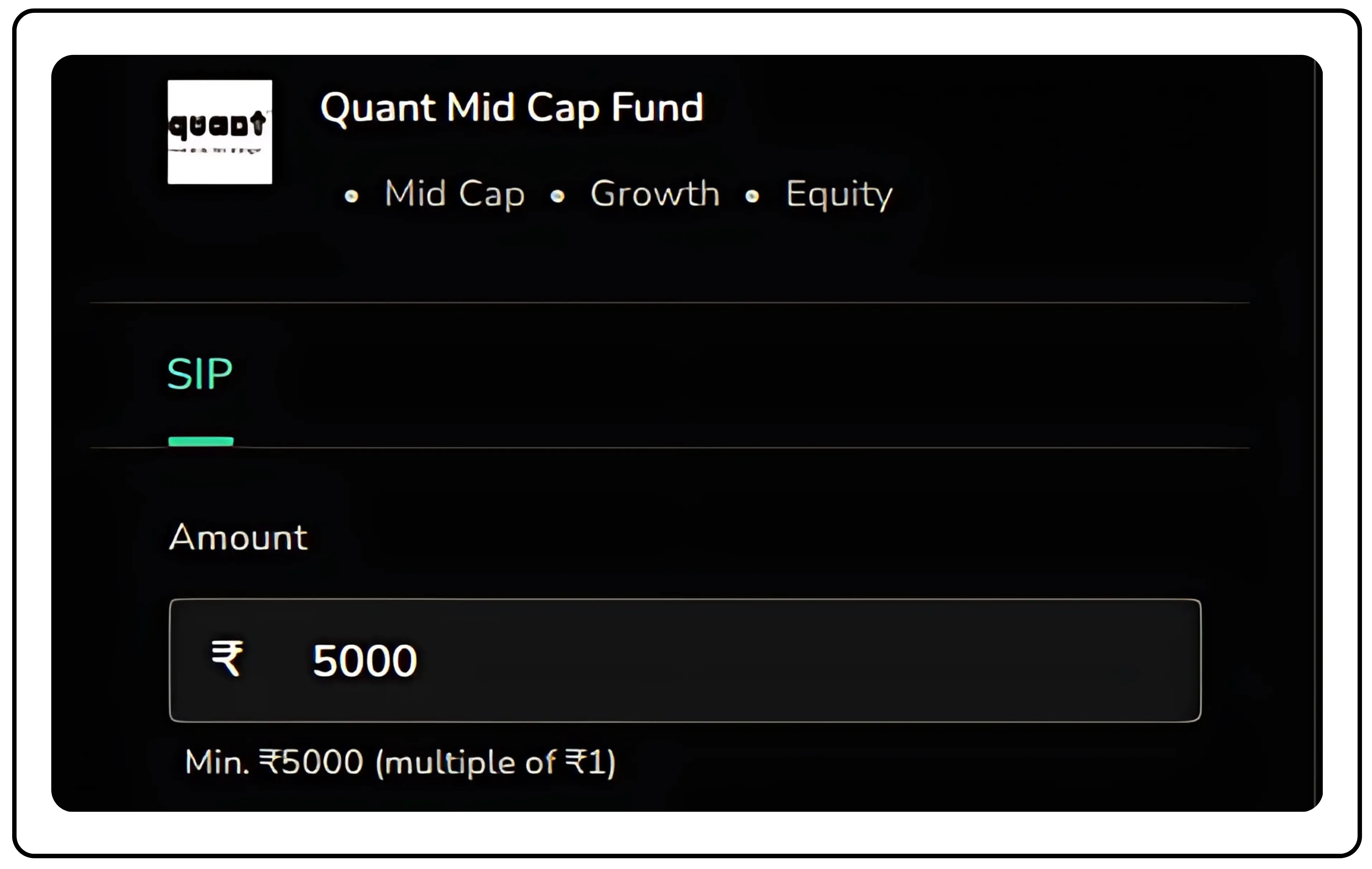 quant mid cap fund