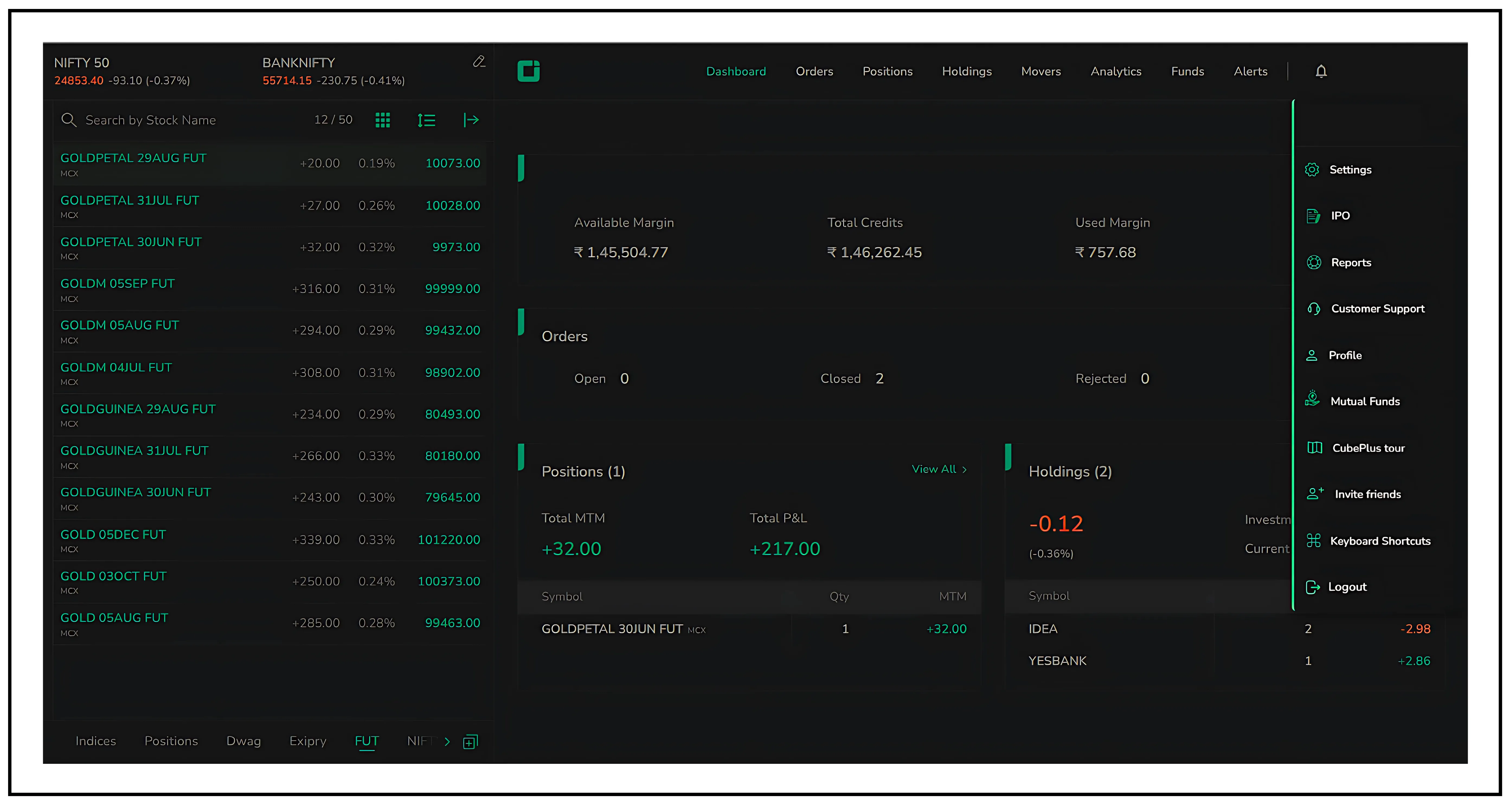 Dashboard