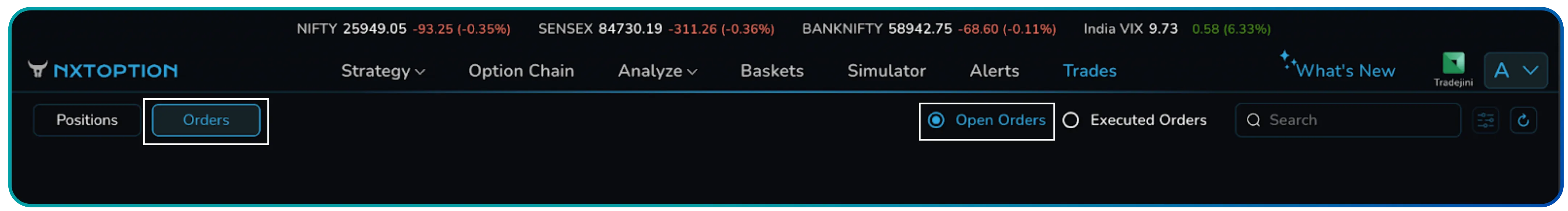 A practical guide to the NxtOption Trades screen