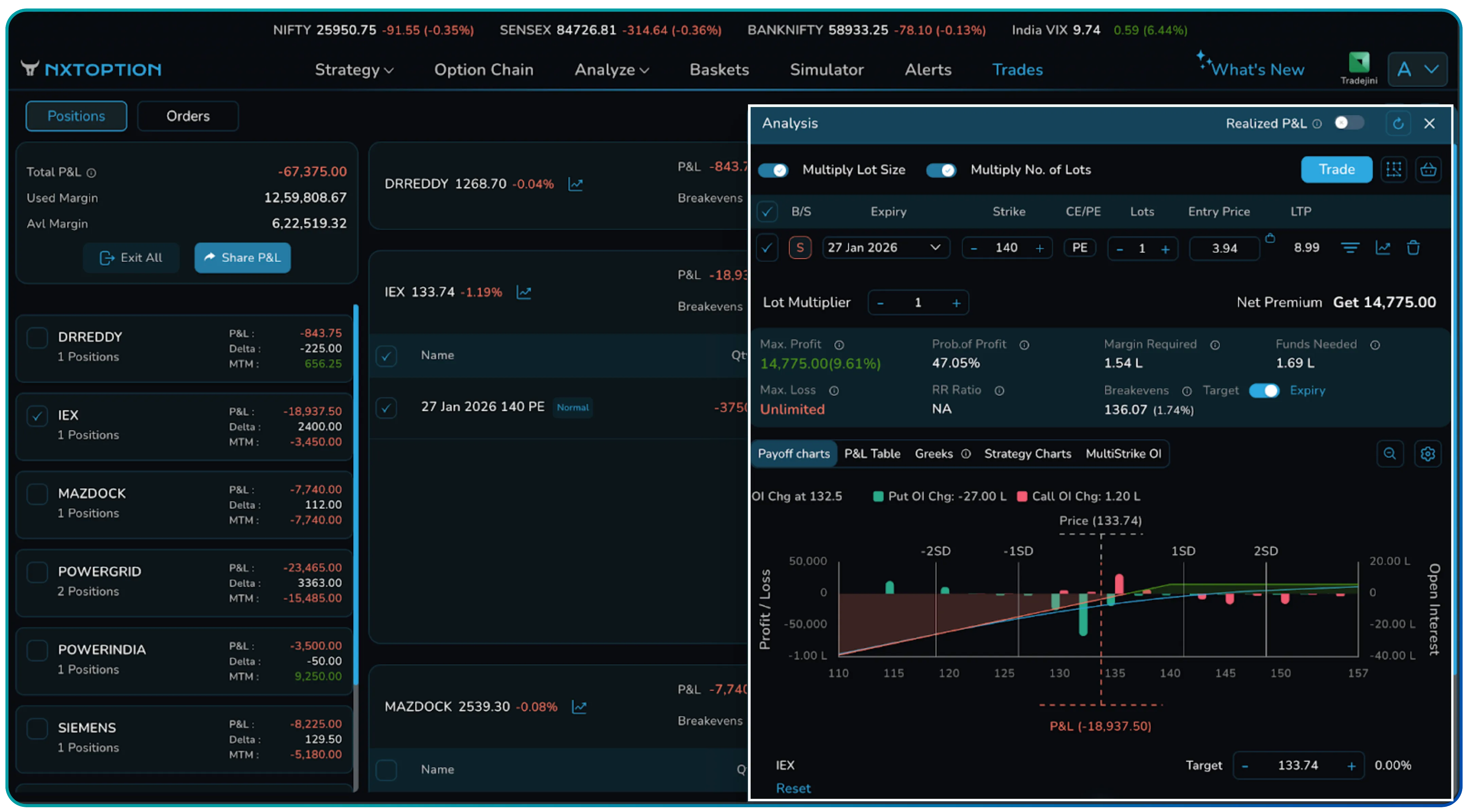 A practical guide to the NxtOption Trades screen