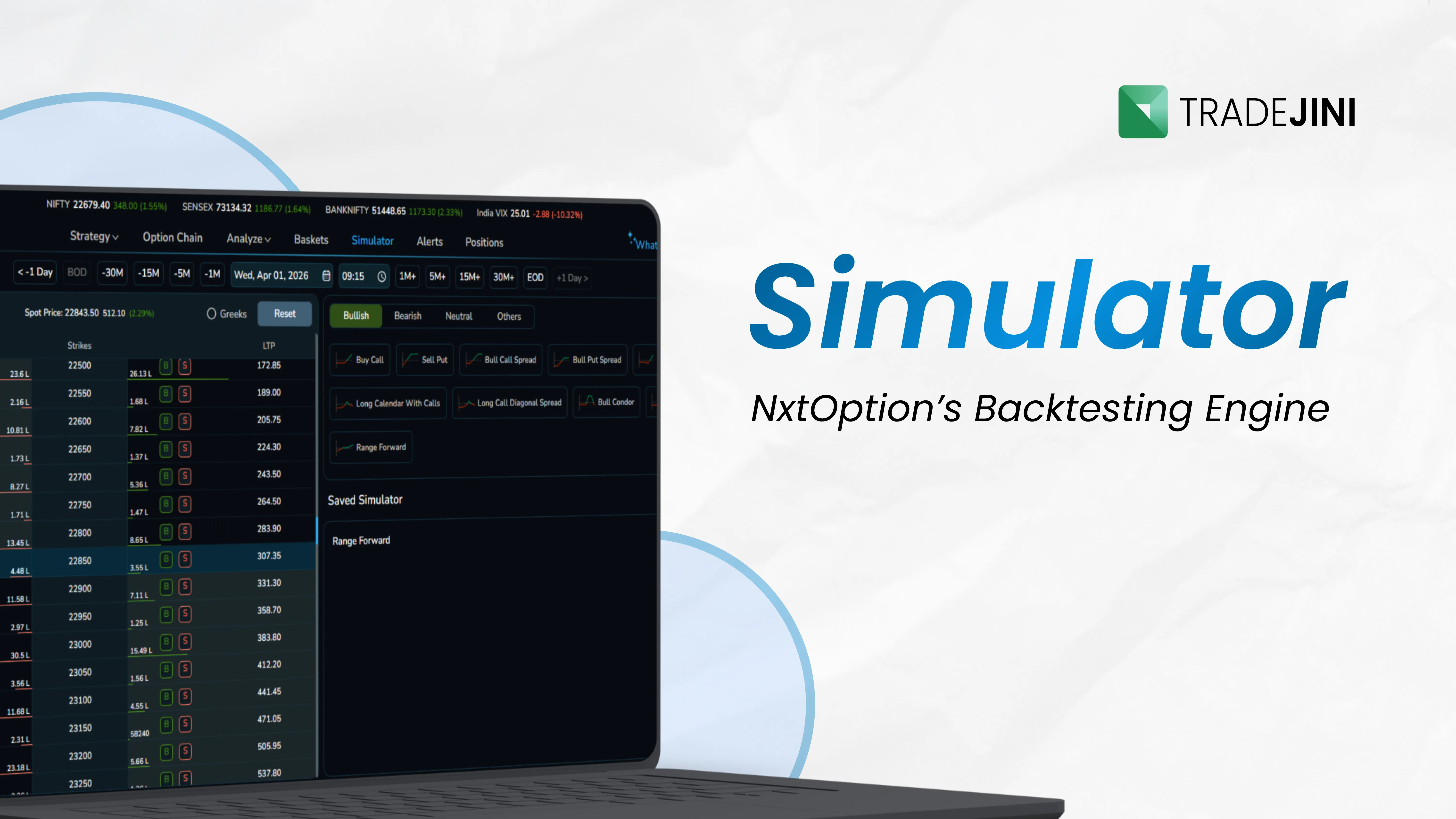 Simulator - NxtOption’s Backtesting Engine