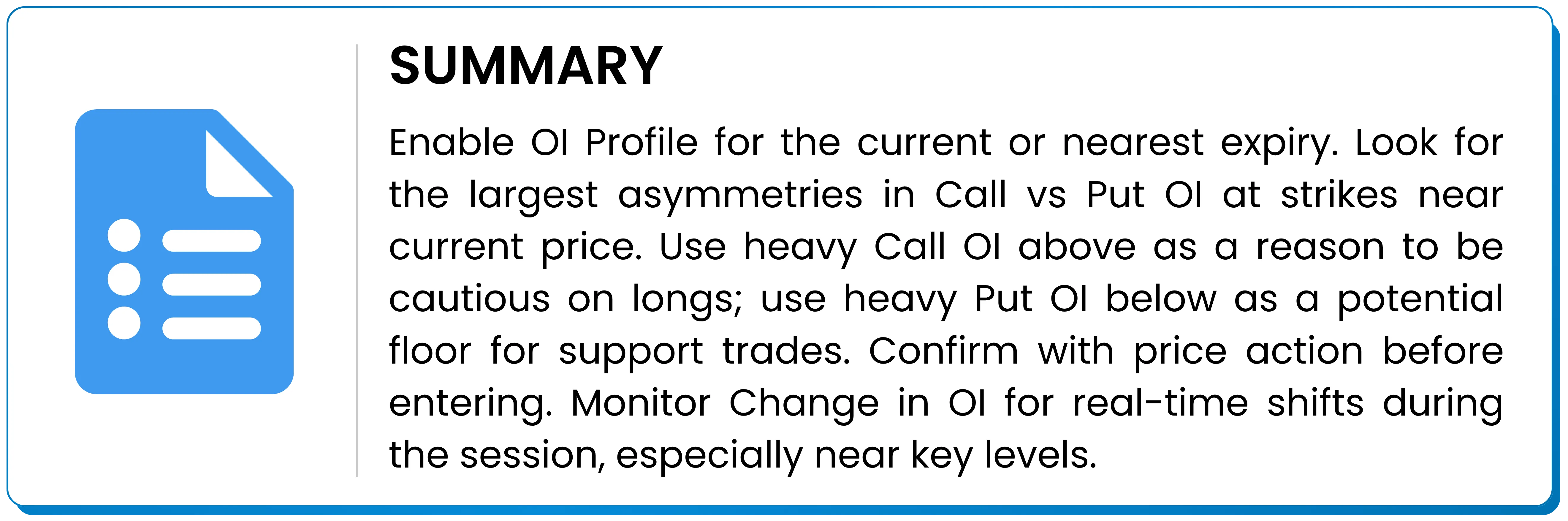 How to Read OI Profile on NxtOption
