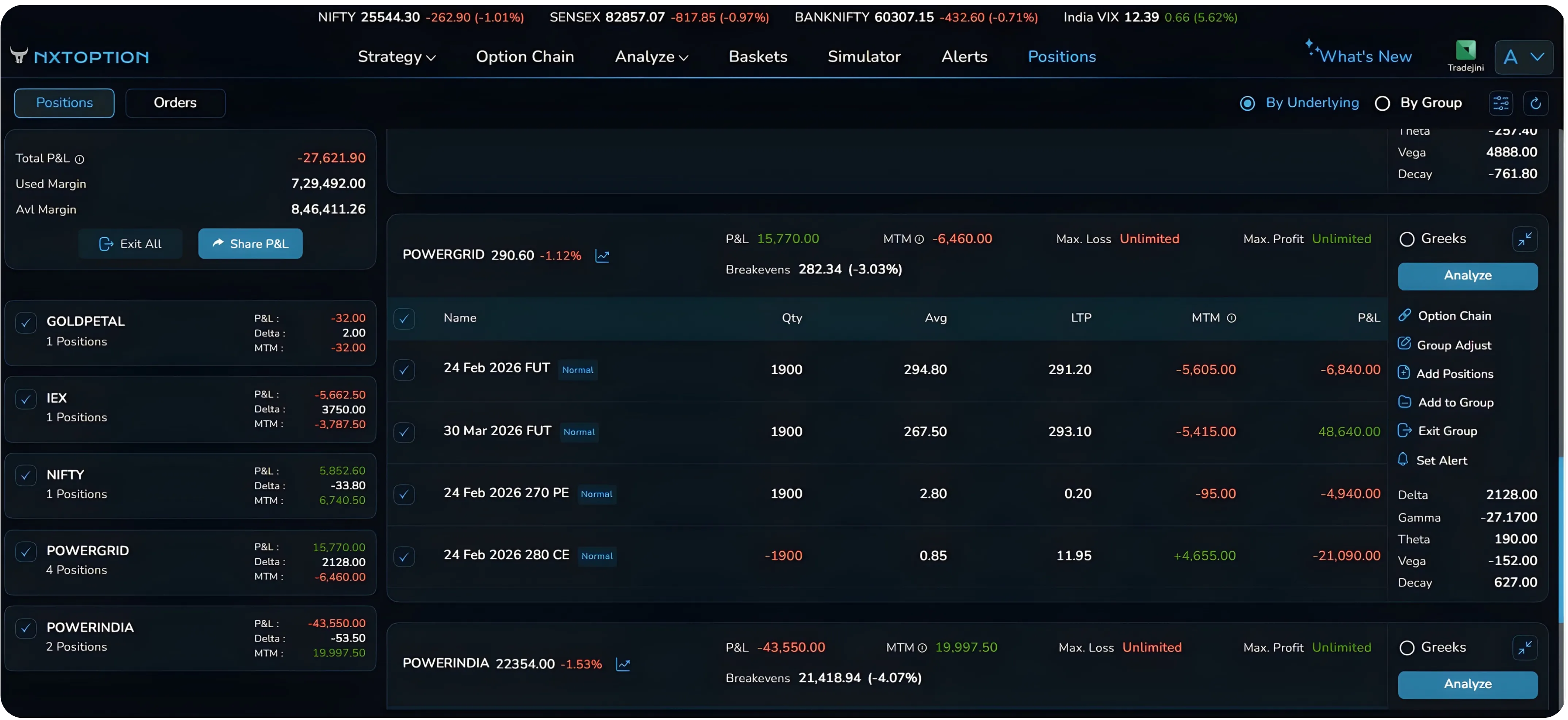 How to Use NxtOption's Group Adjust Feature