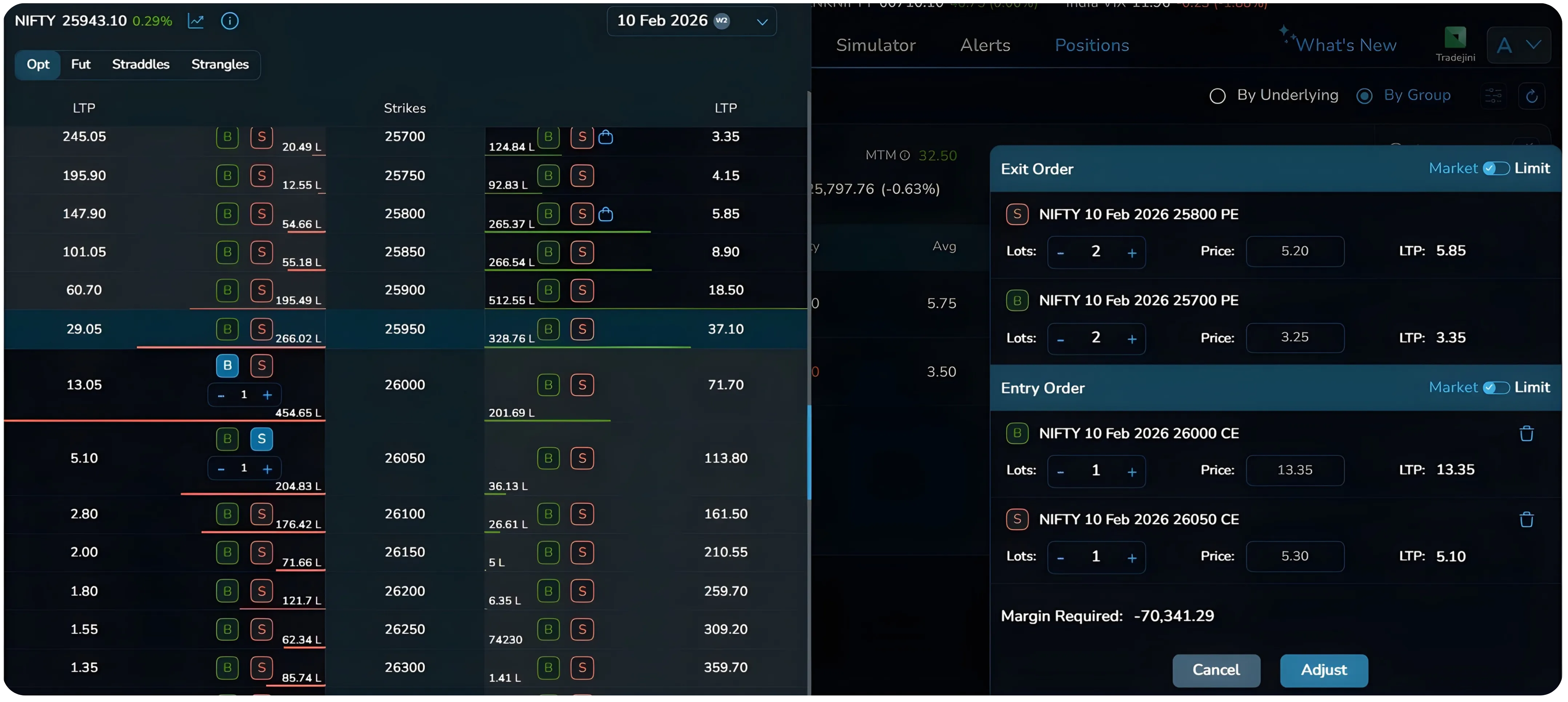 How to Use NxtOption's Group Adjust Feature