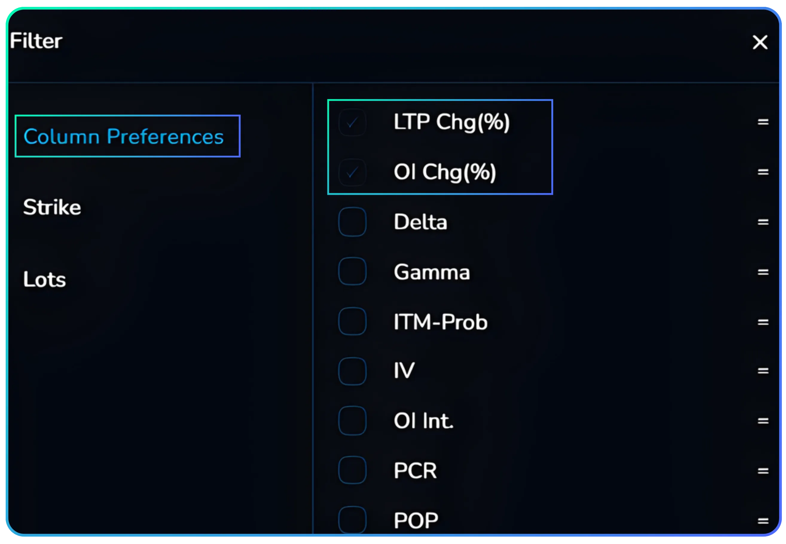Precision Index Trading With One Tap Execution