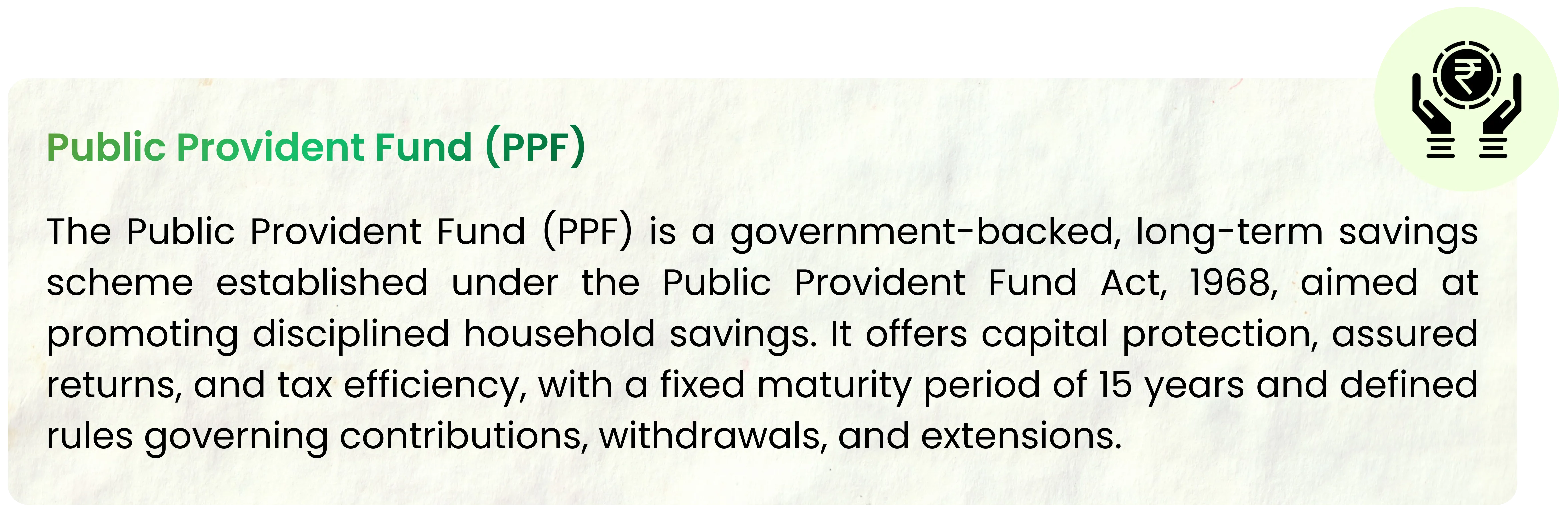 PPF Explained