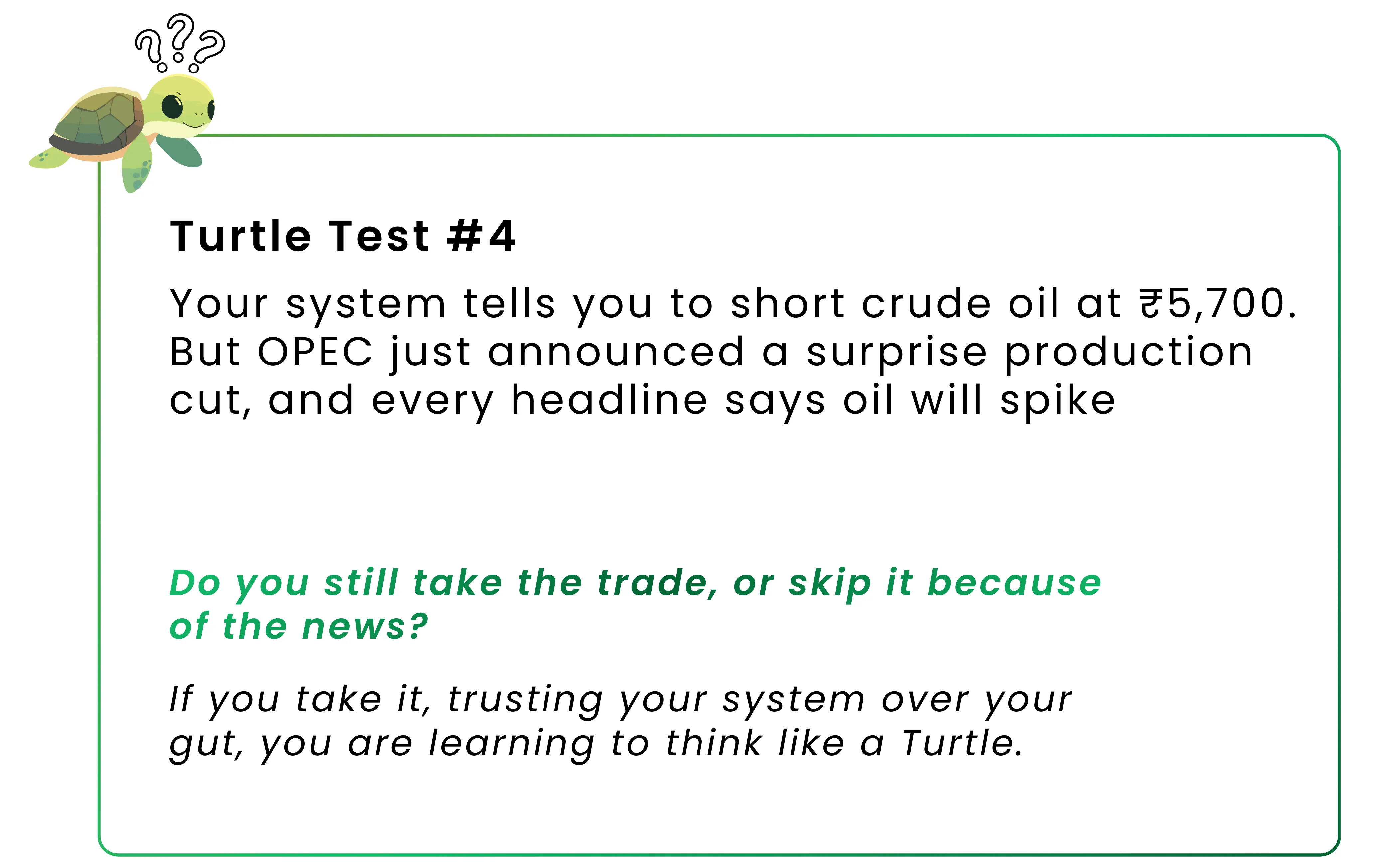 Think Like a Turtle | Trading with Rules, Not Emotions