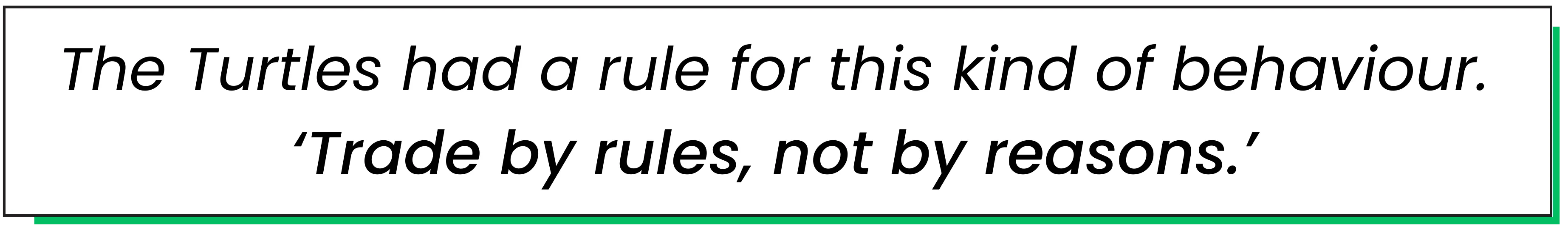 Thinking Like a Turtle | How Traders & Investors See Market Differently