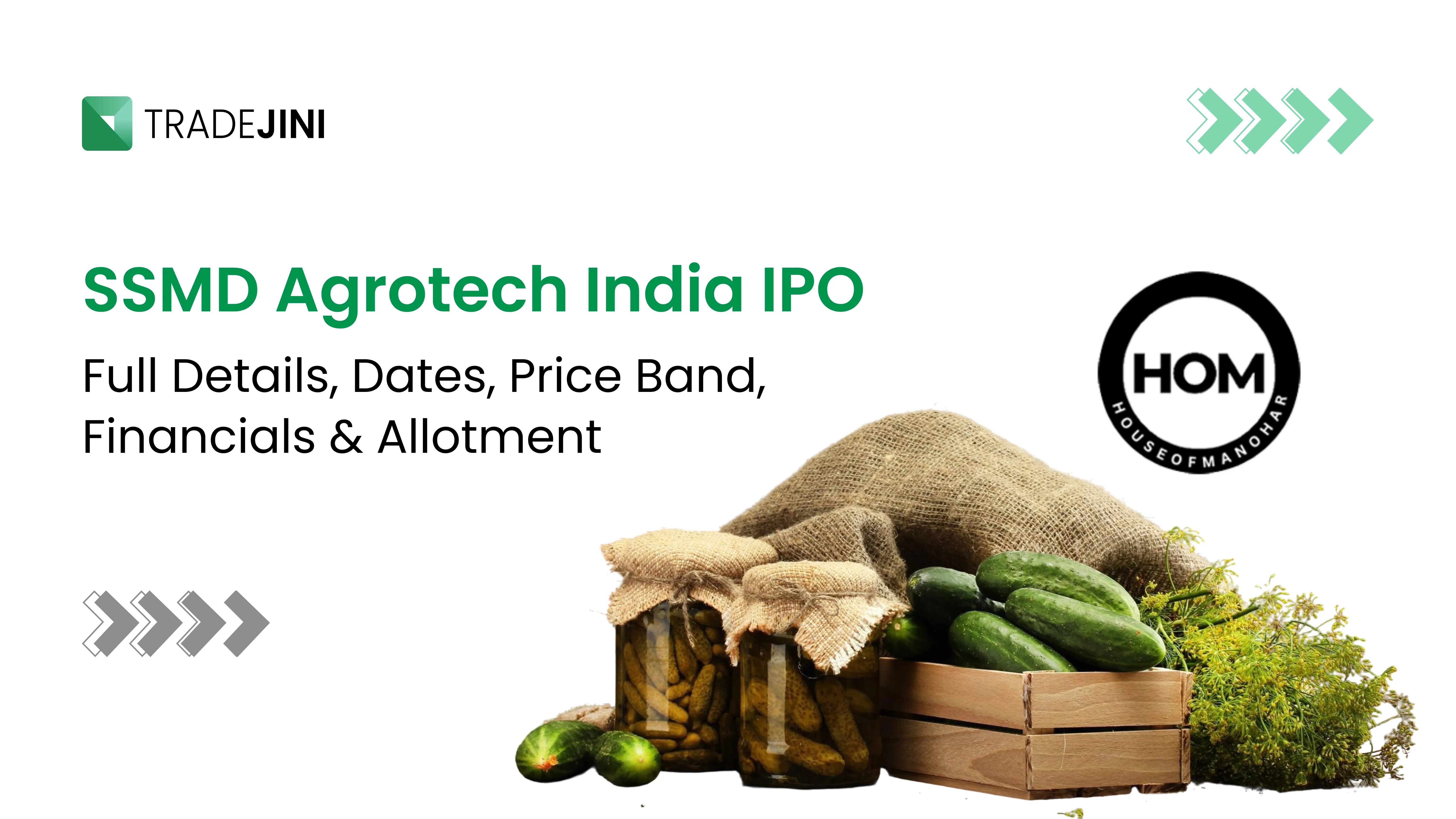 SSMD Agrotech India IPO: India’s growing agro food products company