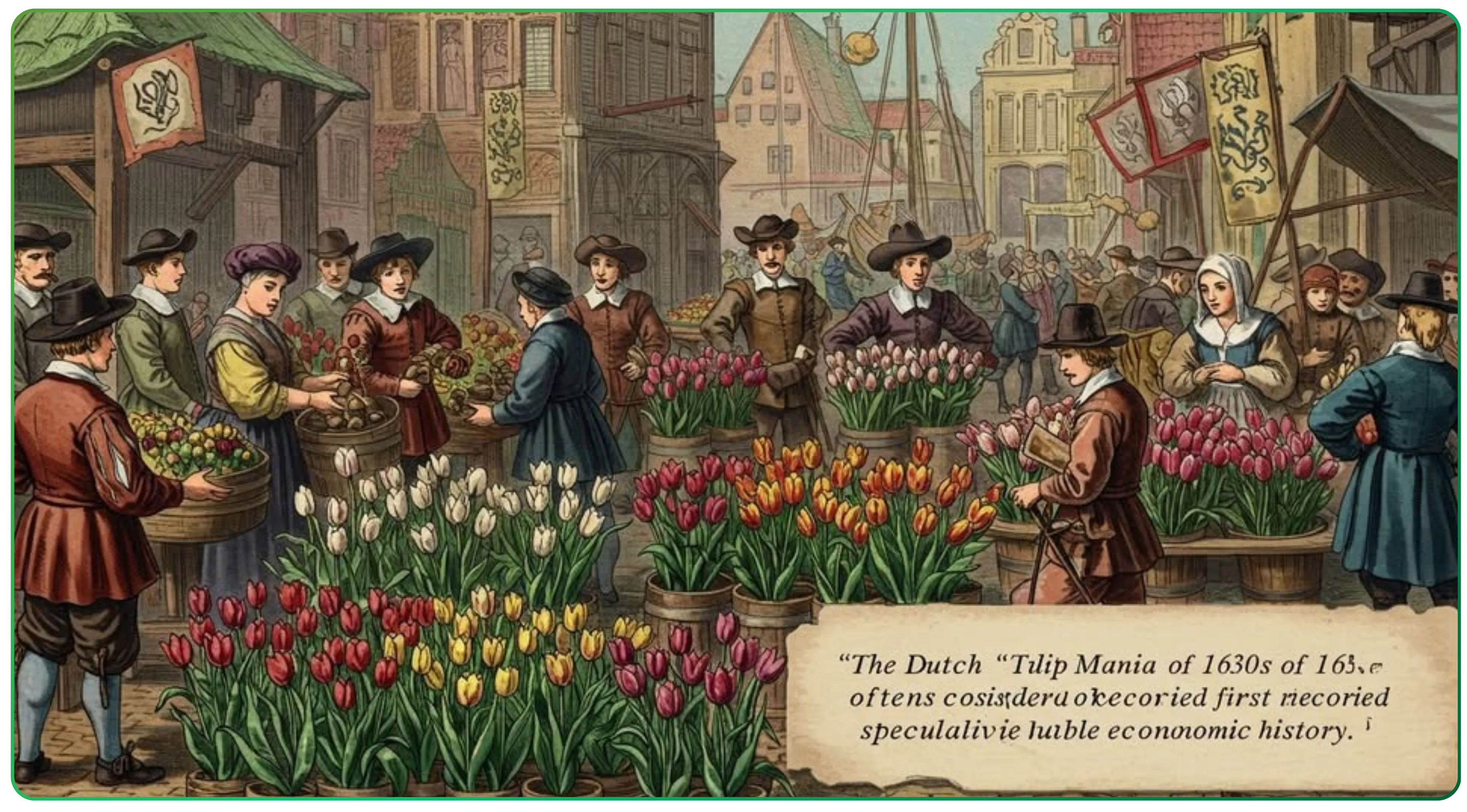 Tulip Mania and the Birth of Financial Bubbles