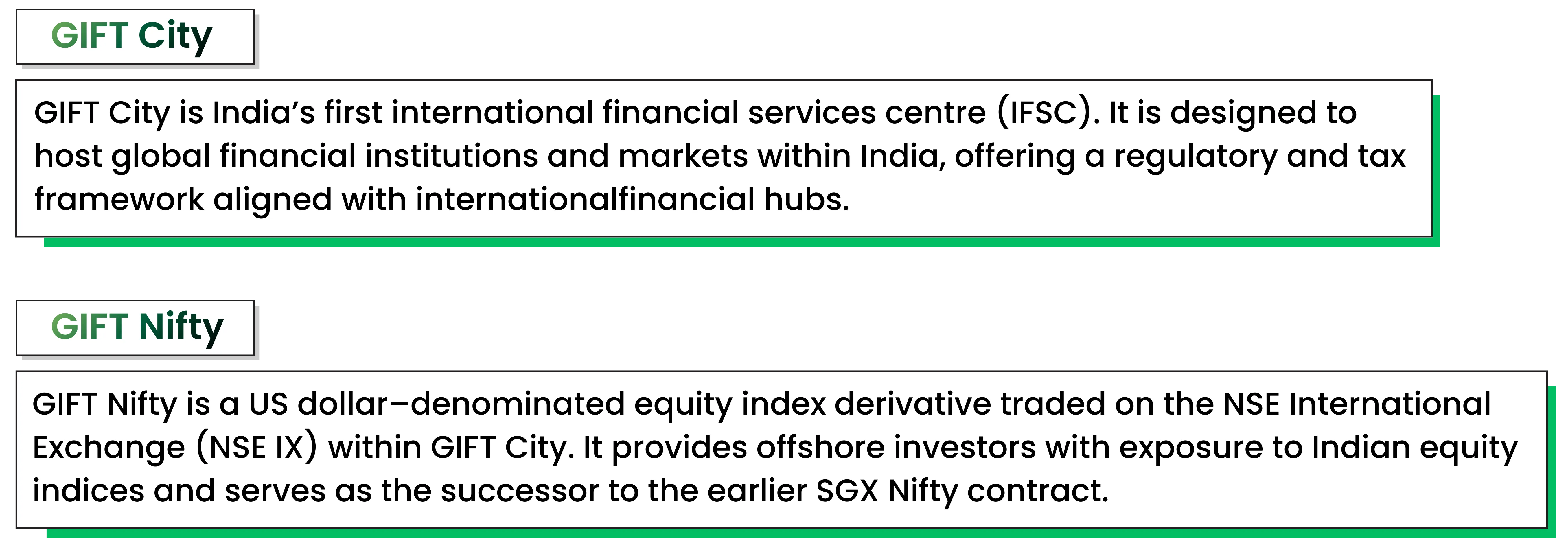 What is GIFT Nifty, and how is GIFT City different?