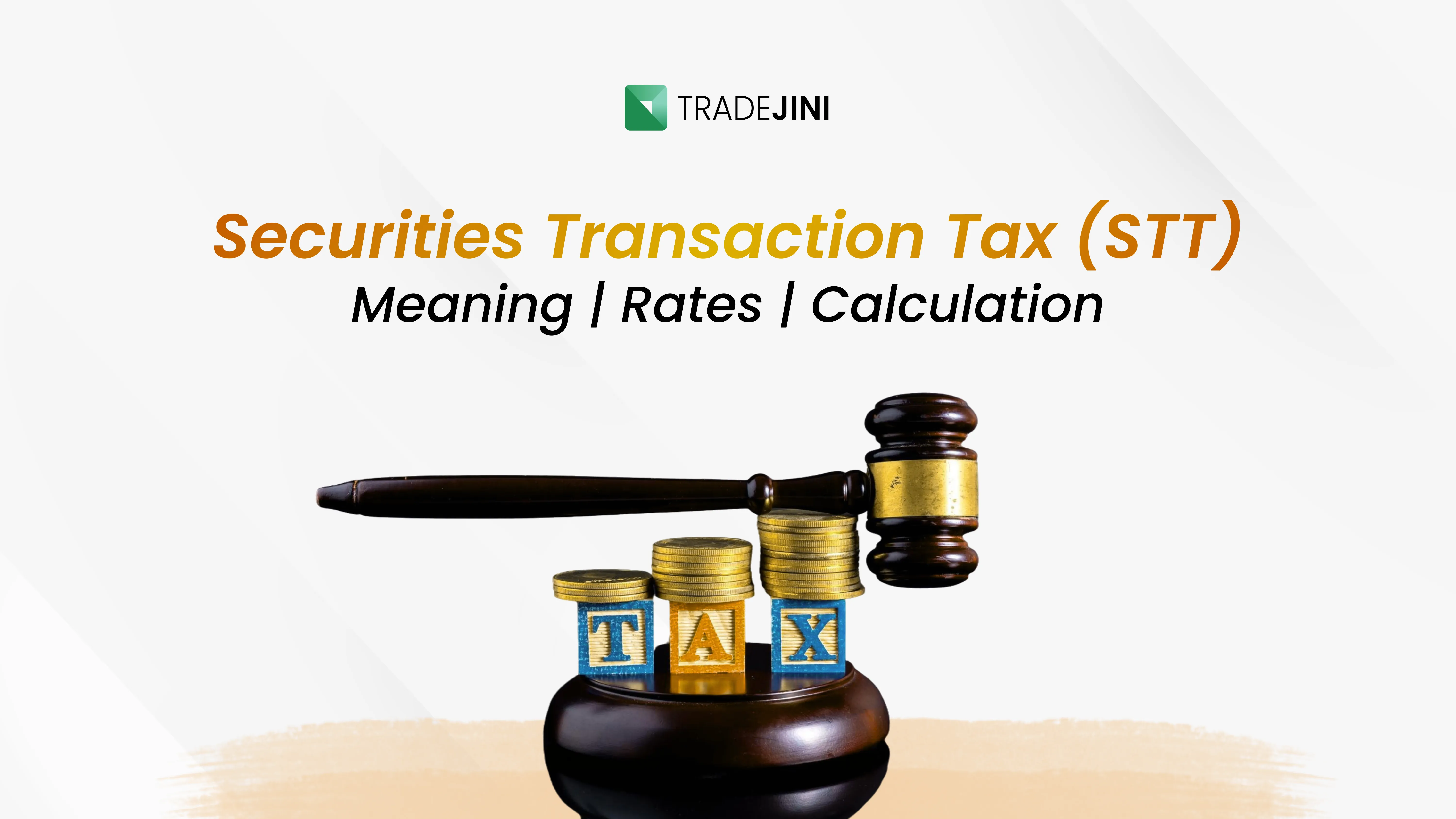 What is Securities Transaction Tax (STT), and how is it calculated?