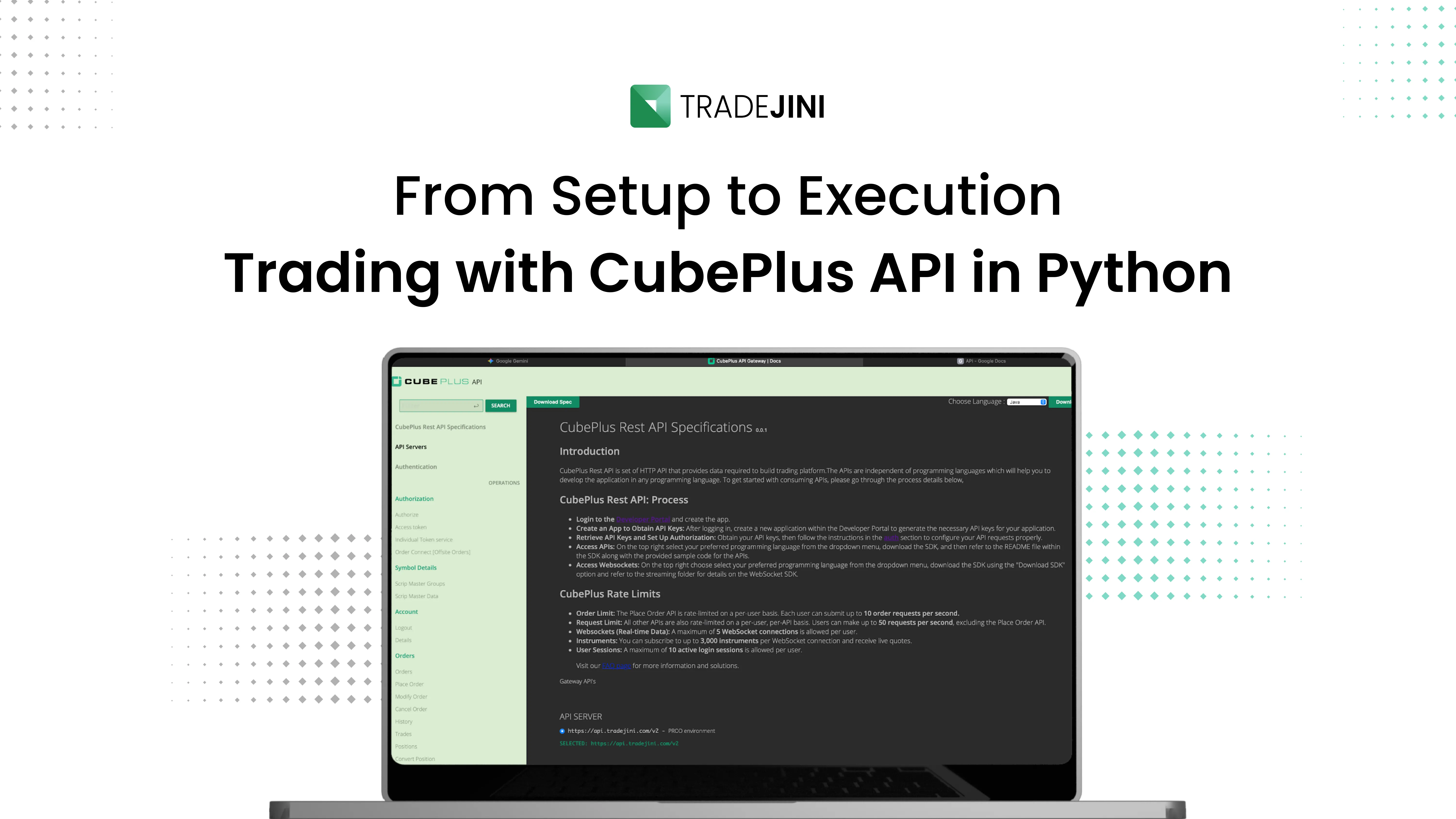 Placing Orders with the CubePlus API Using Python