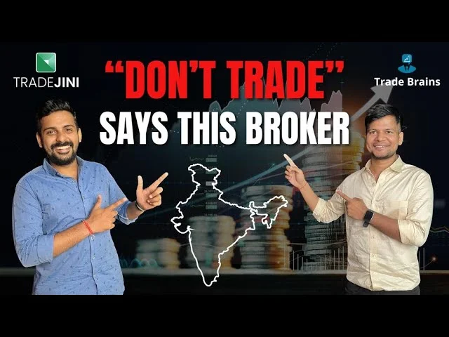 ‘Don’t Trade’, says this broker