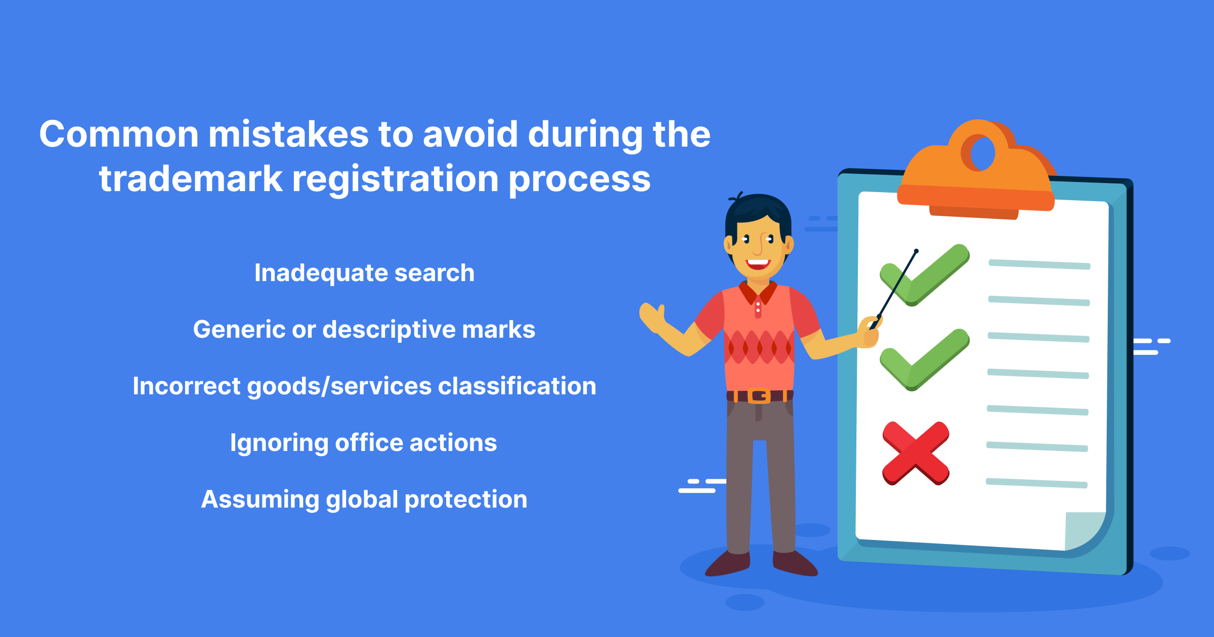 Common mistakes to avoid during the trademark registration process