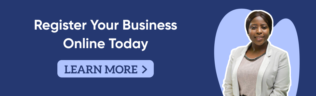 Register your business online today