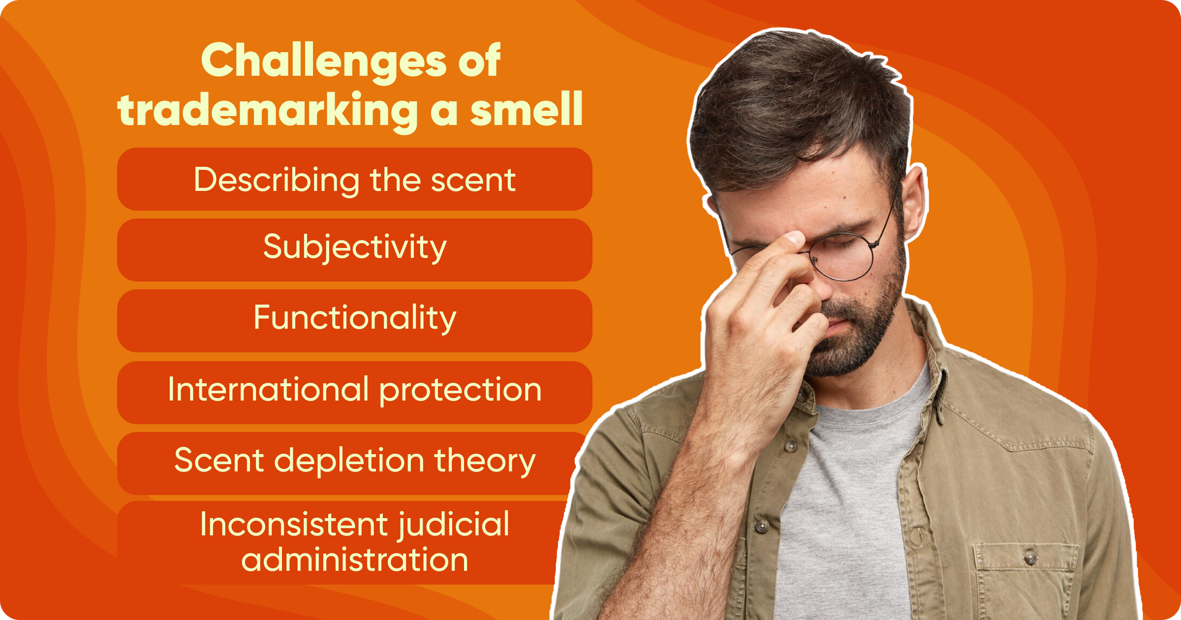 Challenges of a trademarking a smell