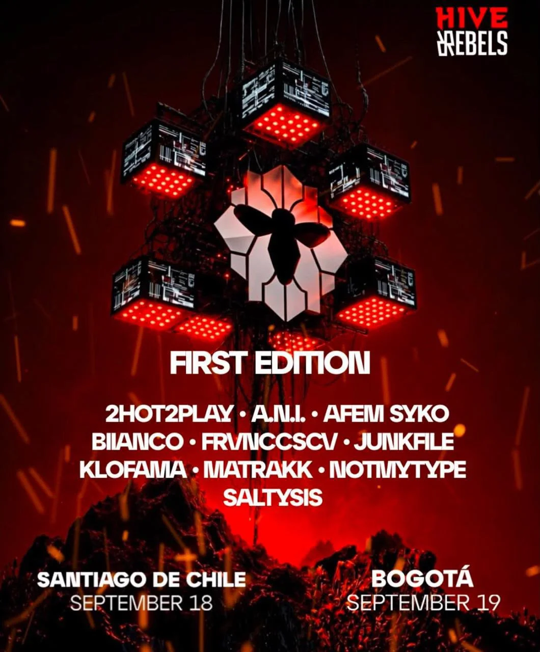 HIVE X REBELS en Bogotá