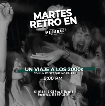 Martes Retro en / Federal en Bogotá