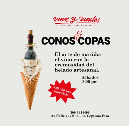 Conos & Copas en Vinos y Vinilo en Bogotá