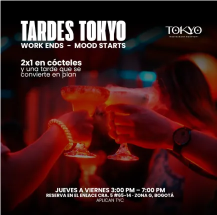 Tardes Tokyo en Bogotá