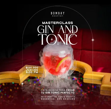 Masterclass Gin and Tonic en Bogotá