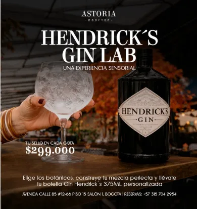Hendrick's Gin Lab en Bogotá