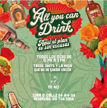 All you can drink / Mi rey en Bogotá
