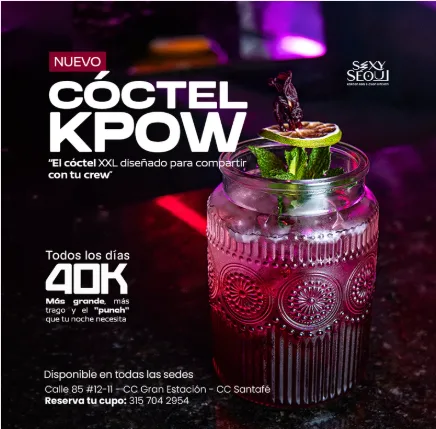 Cóctel Kpow / Sexy Seoul en Bogotá