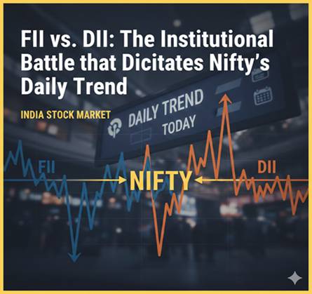 FII vs. DII: The Institutional Battle that Dictates Nifty's Daily Trend