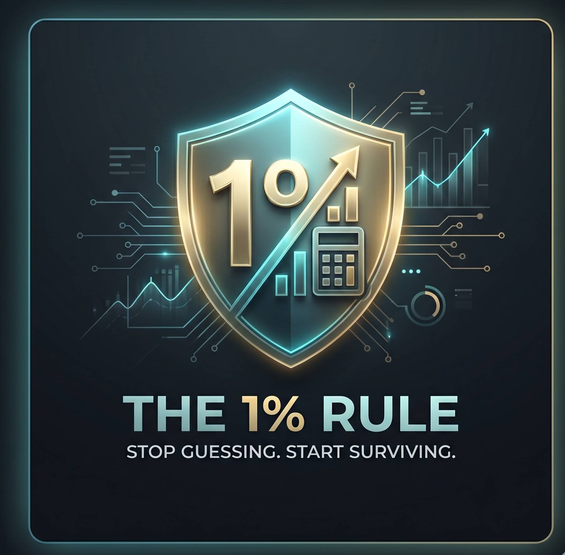 The 1% Rule: Why Guessing Your Position Size is Financial Suicide