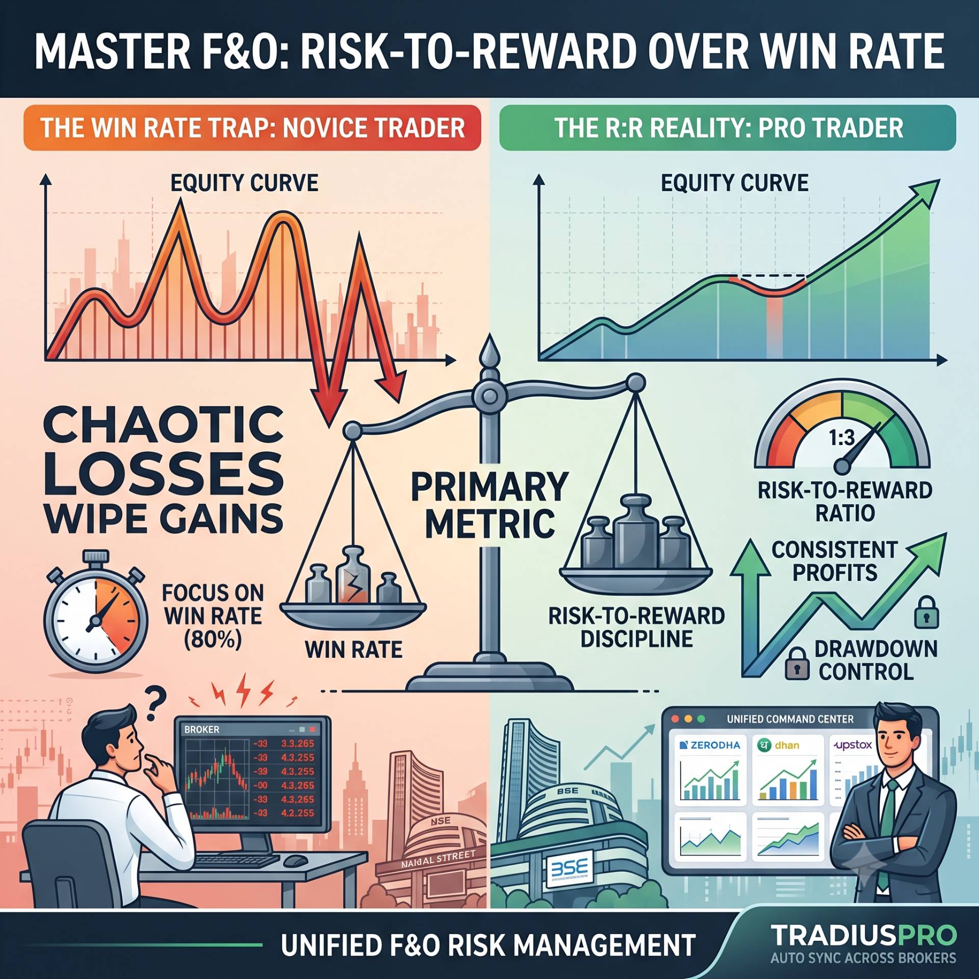 How to Calculate Exact Risk-to-Reward Ratio and Flatten Your Equity Drawdowns