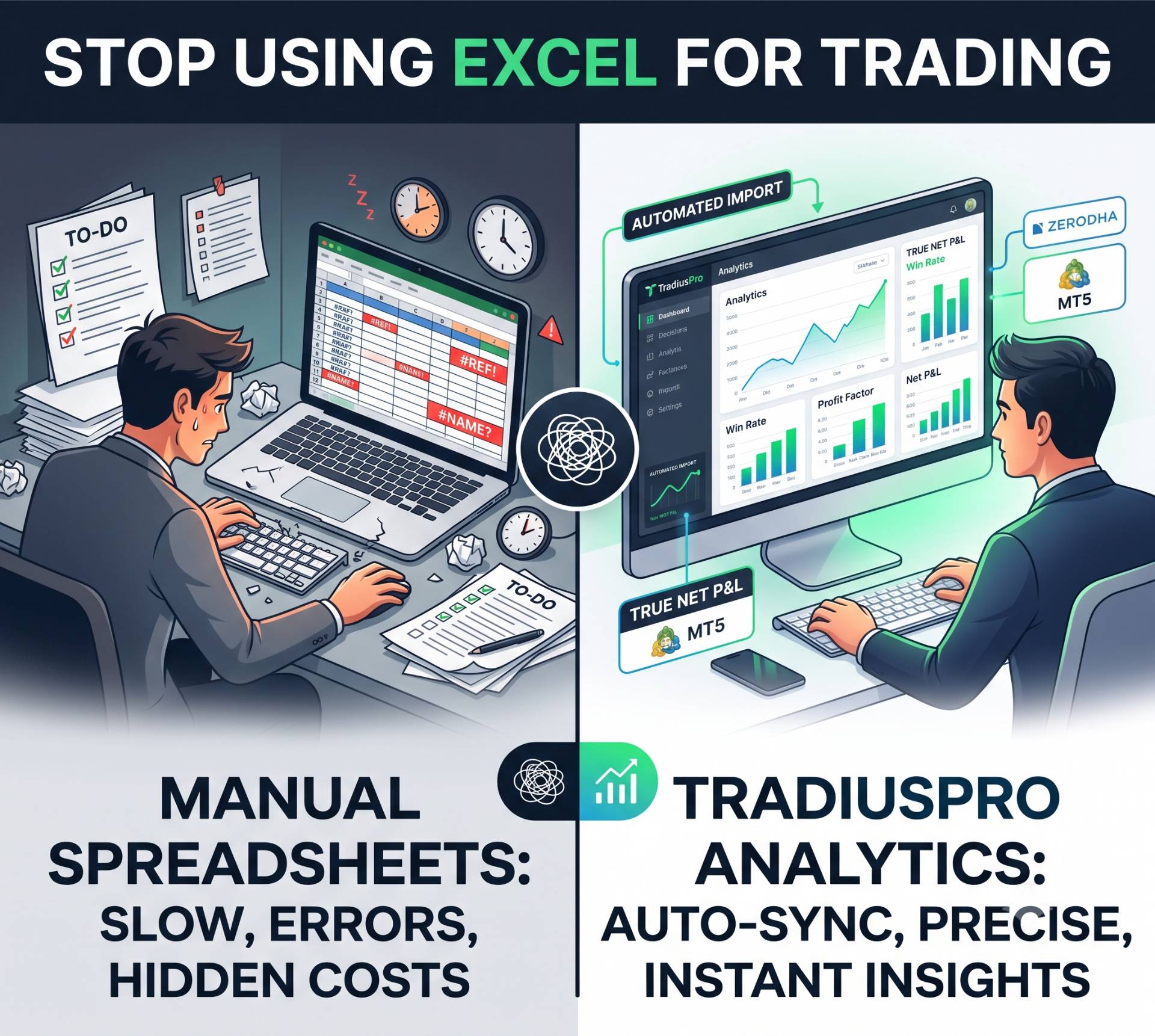 Why Your Excel Trading Journal is Hiding Your True Market Edge