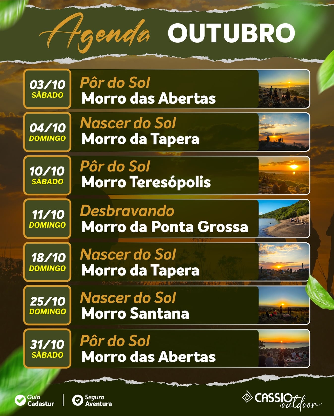 Nascer do Sol no Morro Santana
