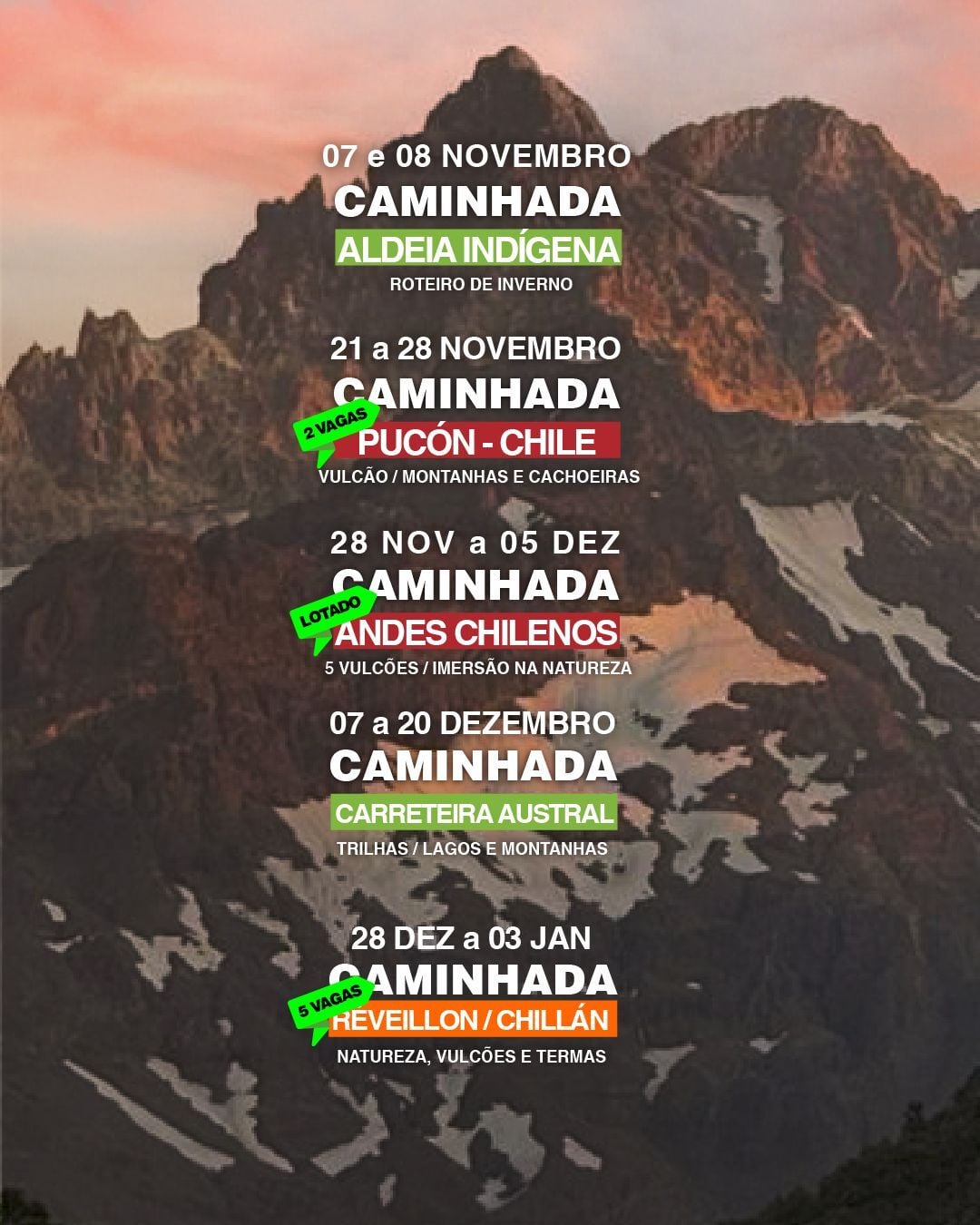 Caminhada Carretera Austral