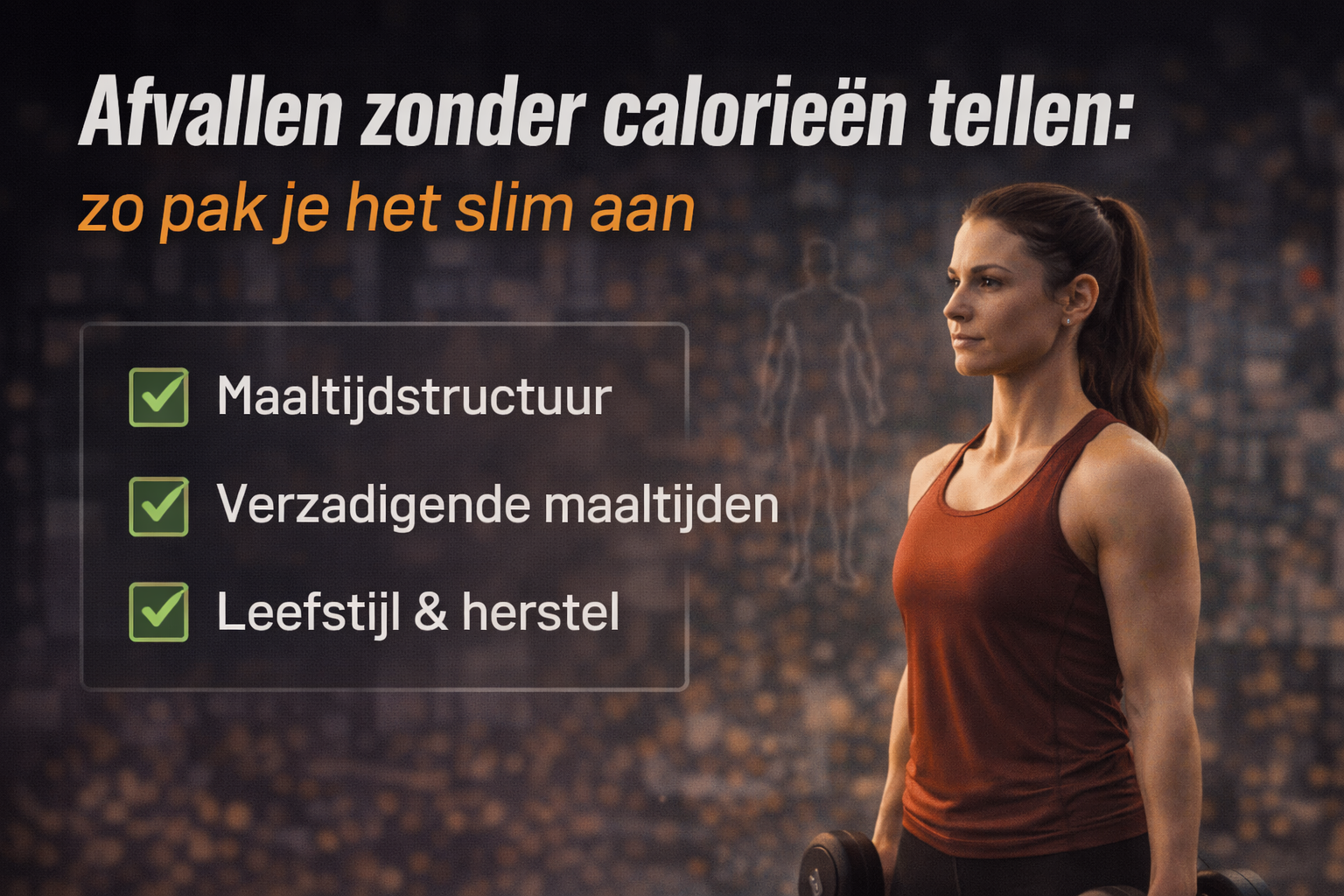 Afvallen zonder calorieën tellen: zo pak je het slim aan